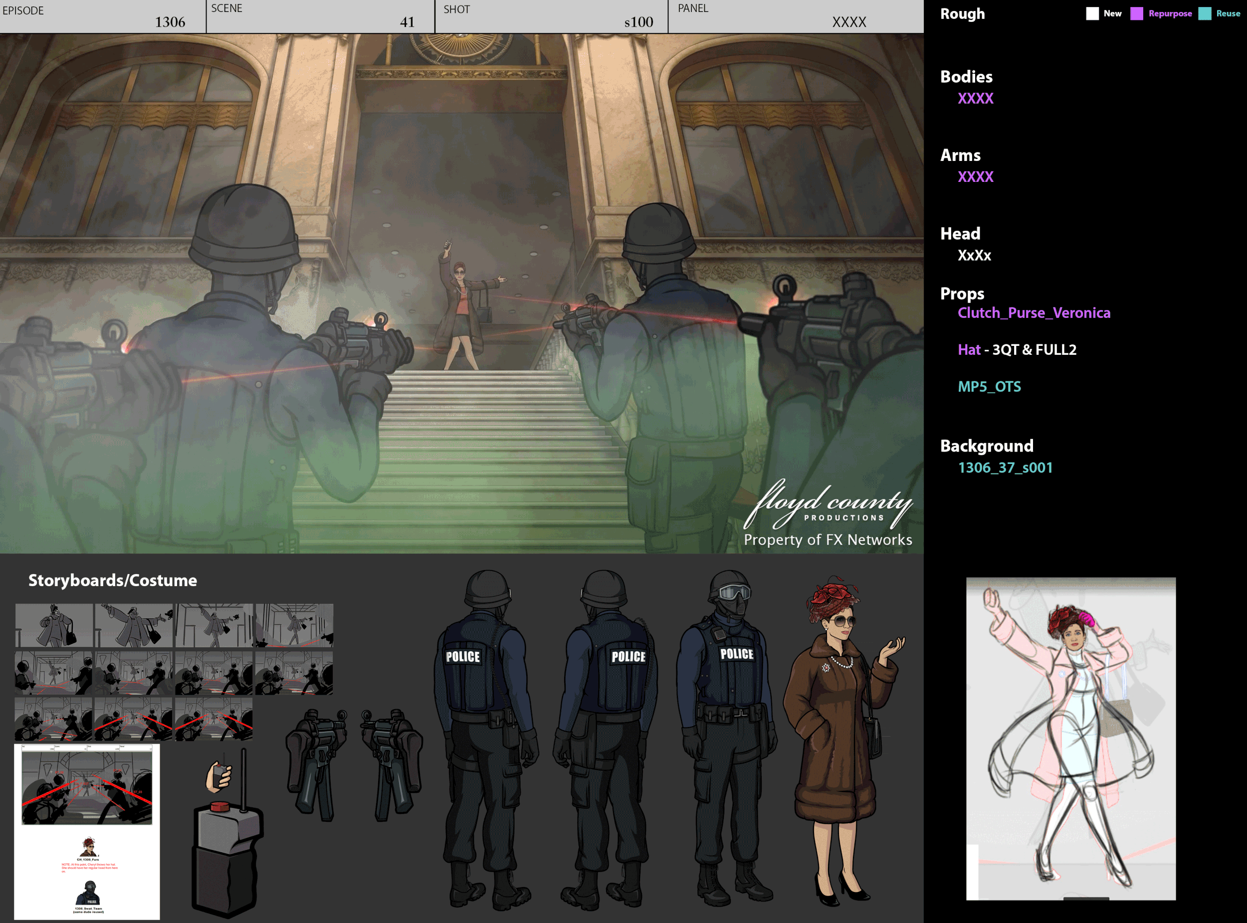 Archer Character Layouts - Cheryl Explosives