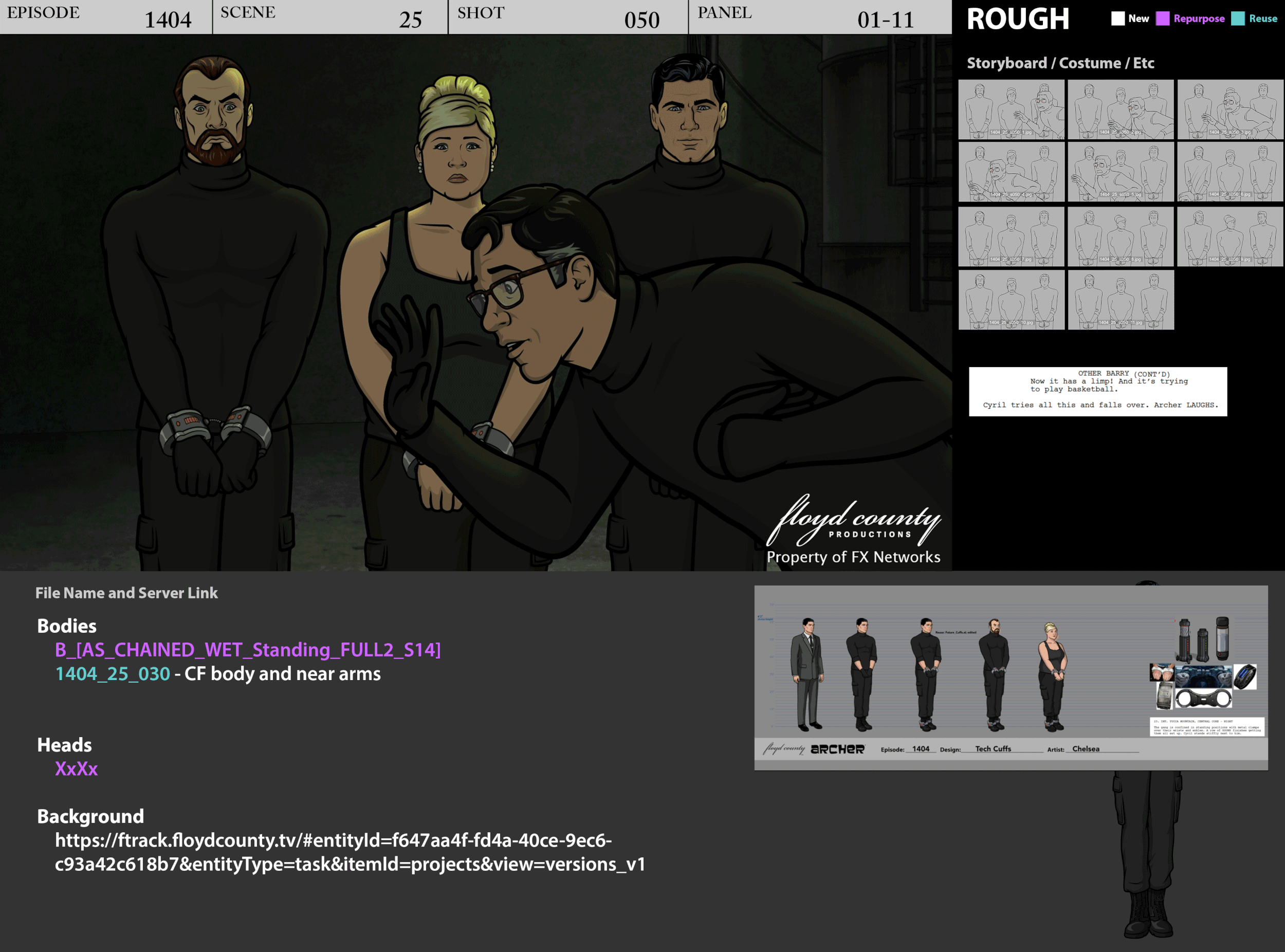 Archer Character Layouts - Cyril's Nanobot