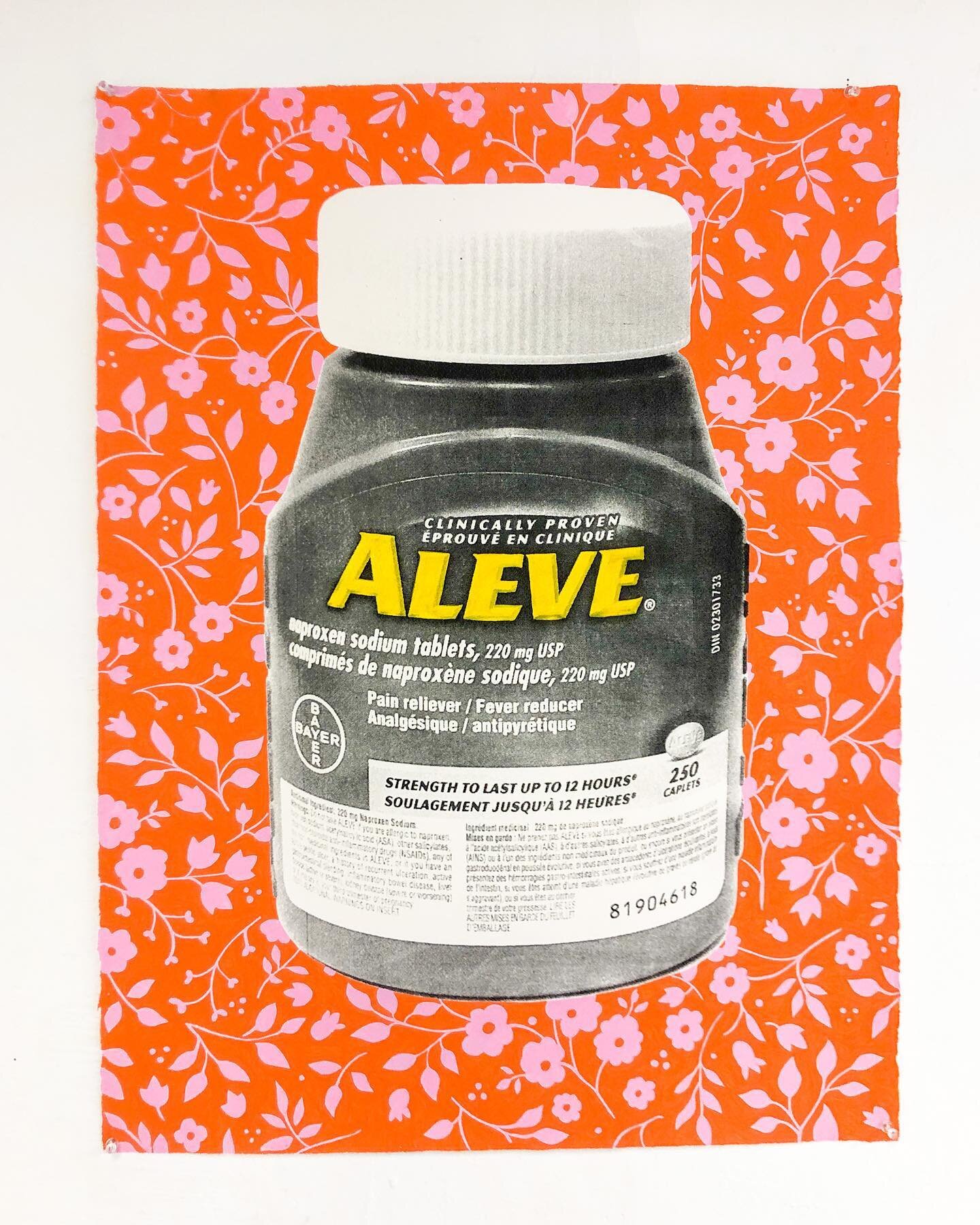 Naproxen

22&rdquo; x 30&rdquo; silkscreen print and acrylic paint on watercolour paper