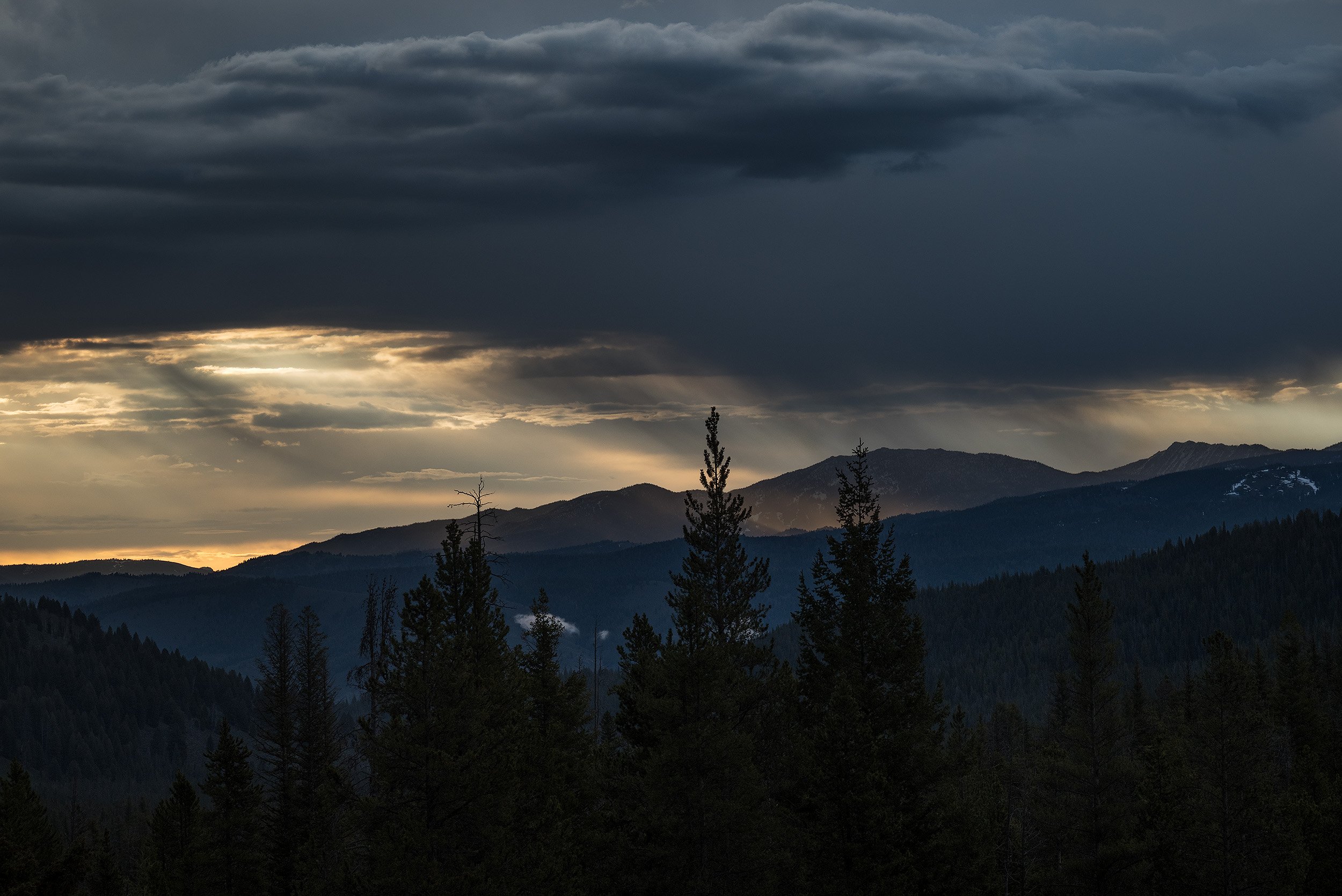Storm in Sawtooth Wilderness, Idaho