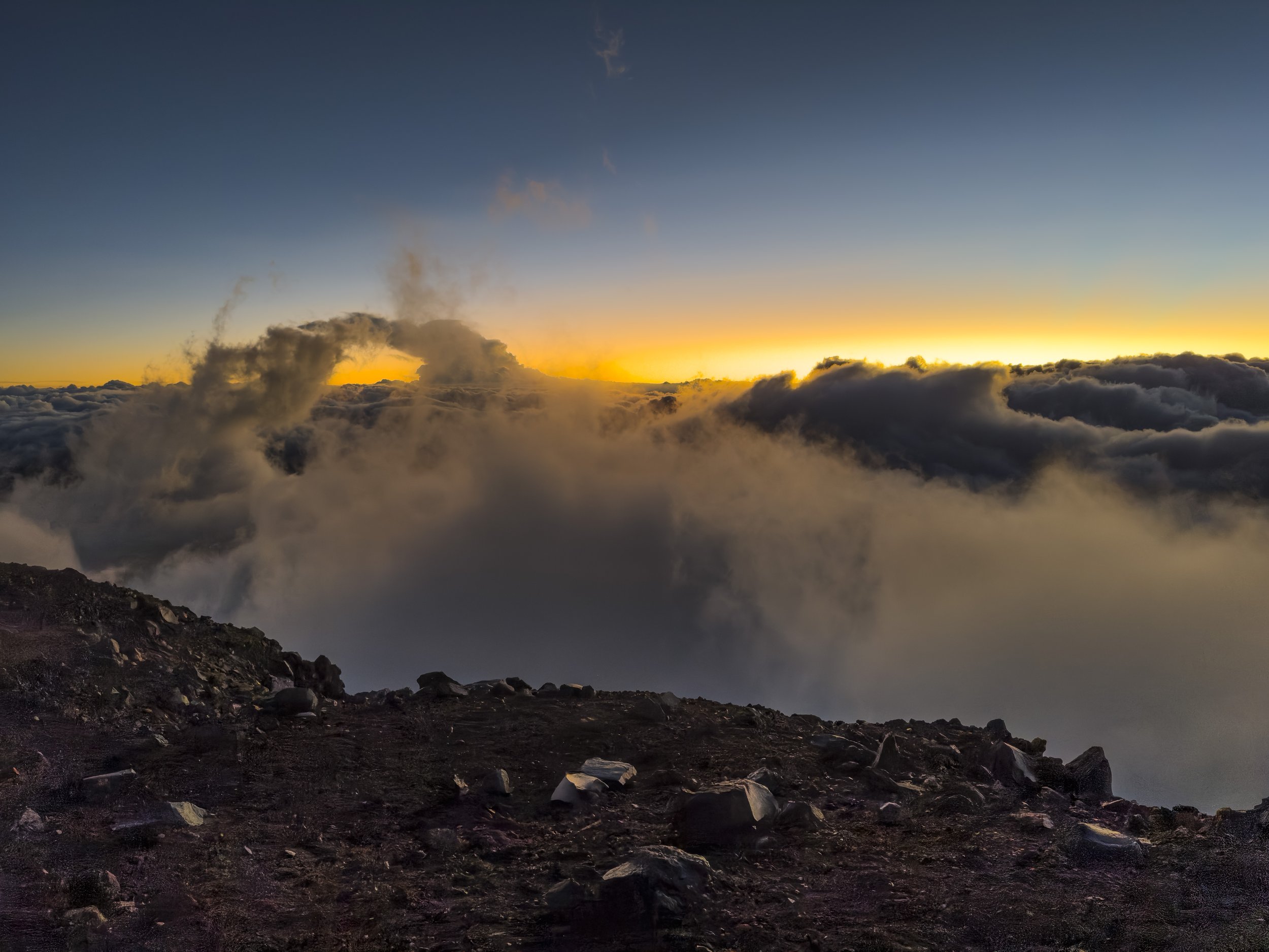 Cloud arch during sunset at Mount Chimborazo basecamp, Ecuador
Shot on iPhone 14 Pro