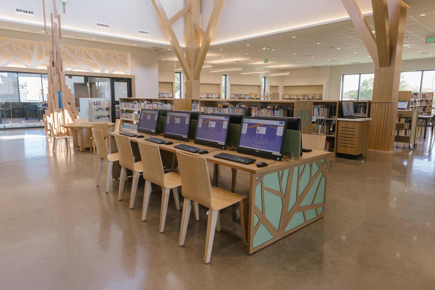 City of Forth Worth Vivian J. Lincoln Library — Library Interiors of