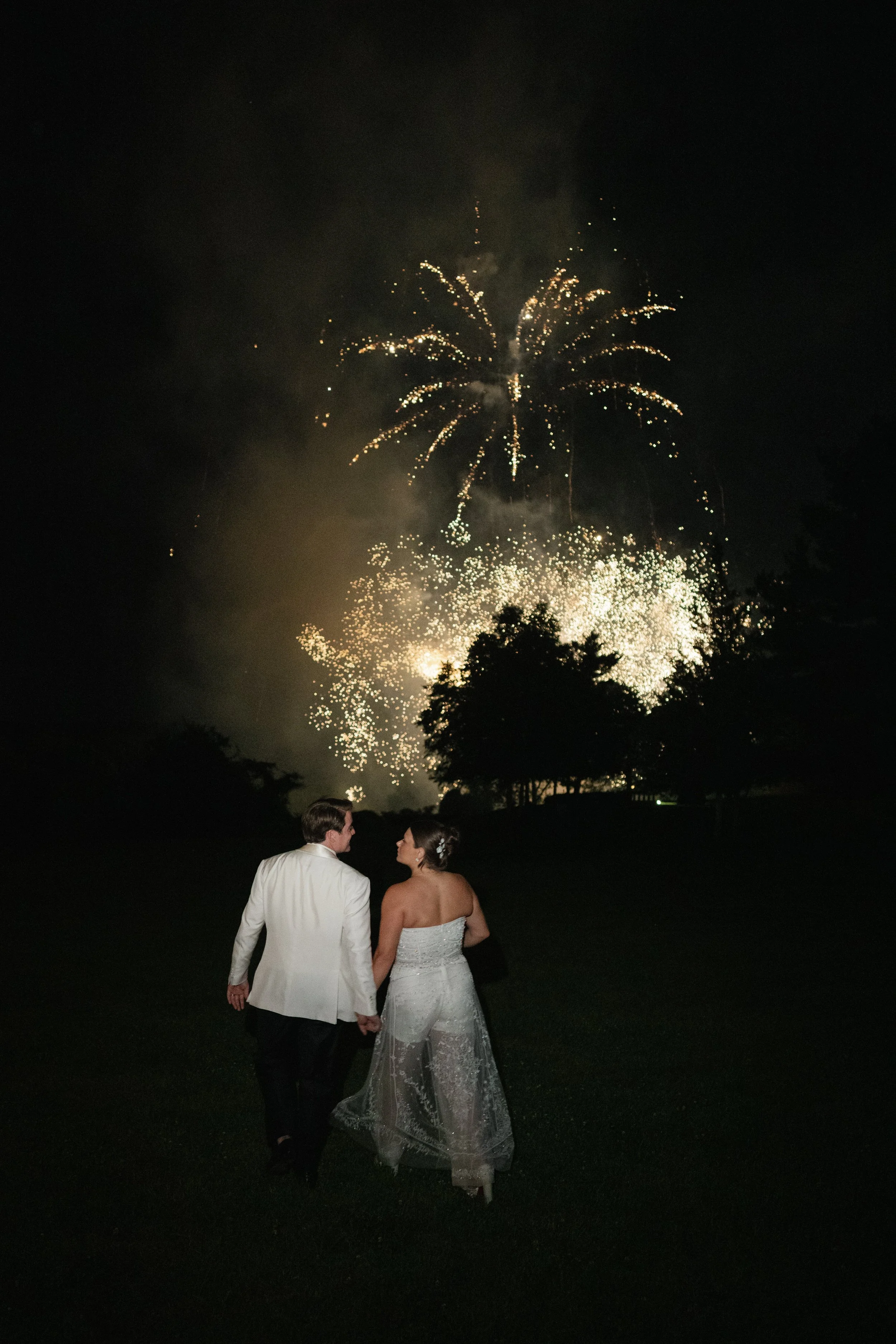 Black Tie Glenmere Mansion NY Wedding with Monique Lhuillier Wedding Dress