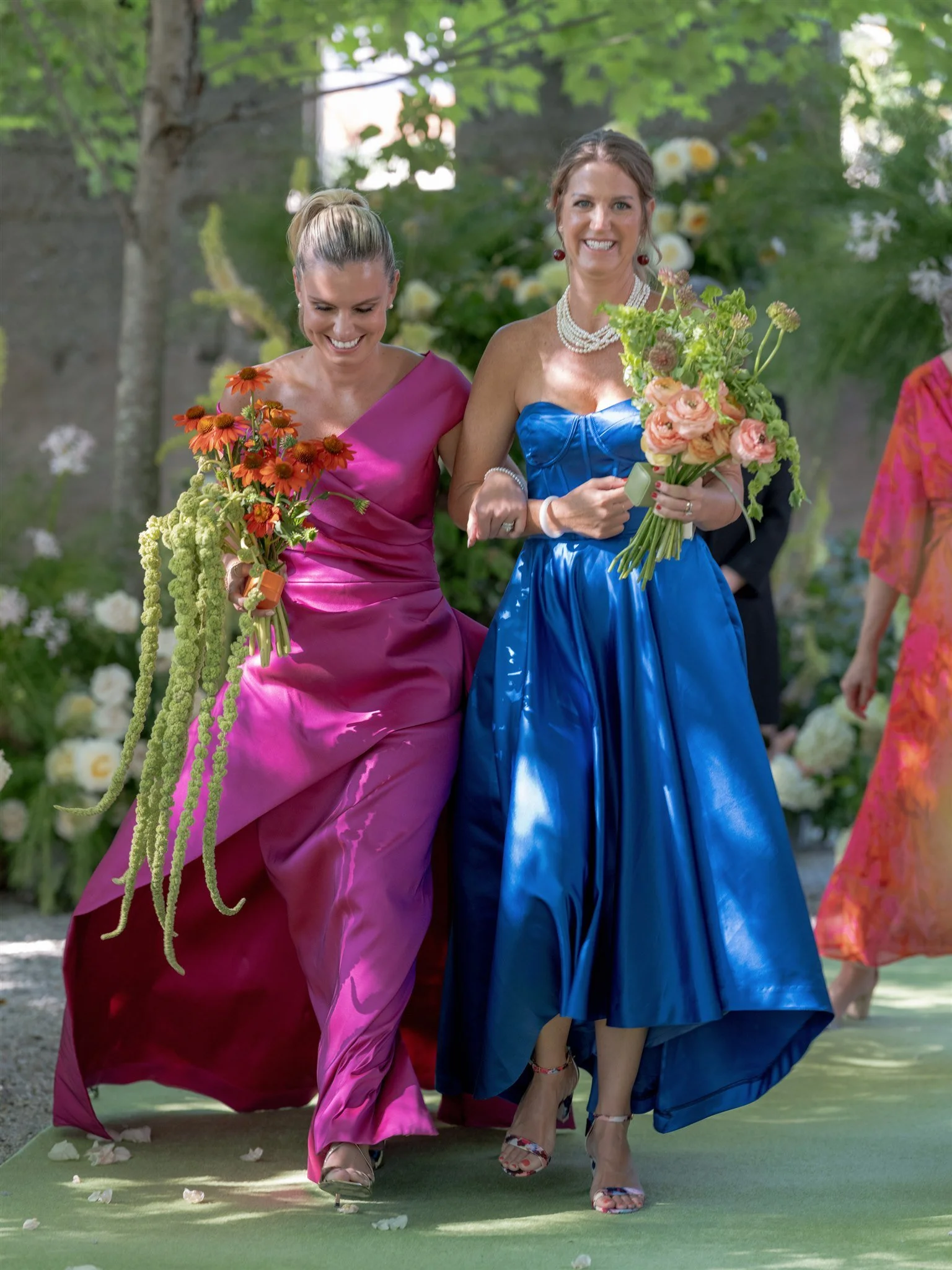 vibrant color wedding guest attire new york wedding beth chapman styling