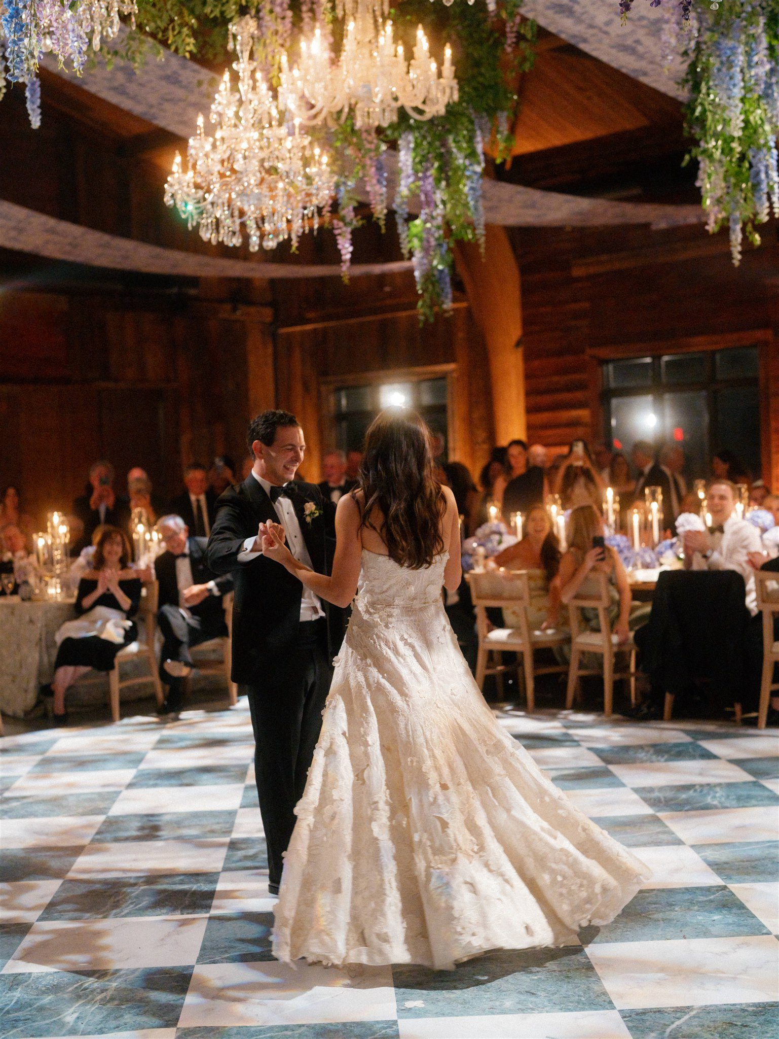 camp inspired wedding oscar de la renta bridal gown dressing services by beth chapman styling