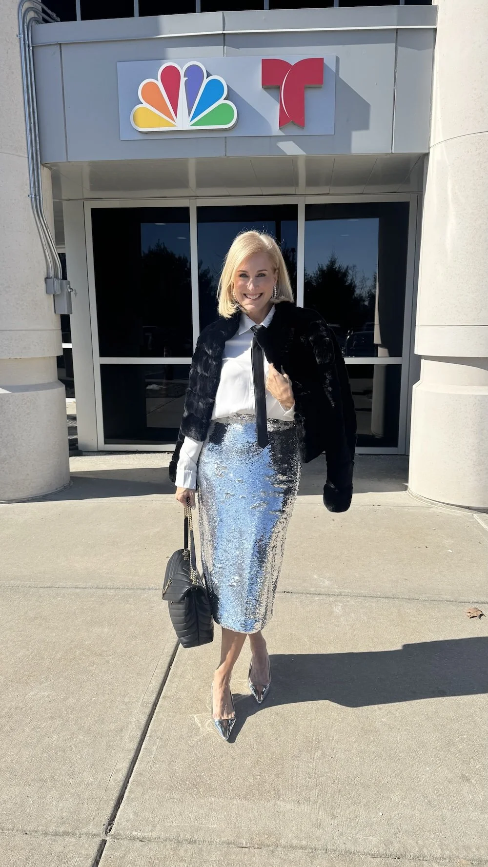 Top bridal stylist, Beth Chapman, doing interview on top bridal fashion trends from New York Bridal Fashion Week