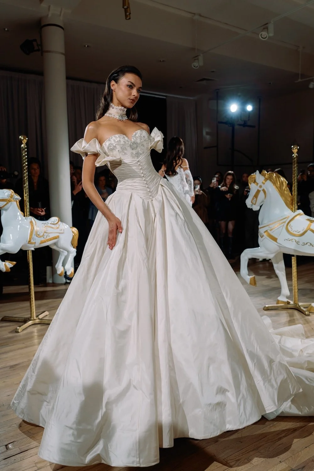 Gilded age bridal fashion trend, Fall 2026, Beth Chapman Styling, Sarah Bradshaw Photography, Galia Lahav