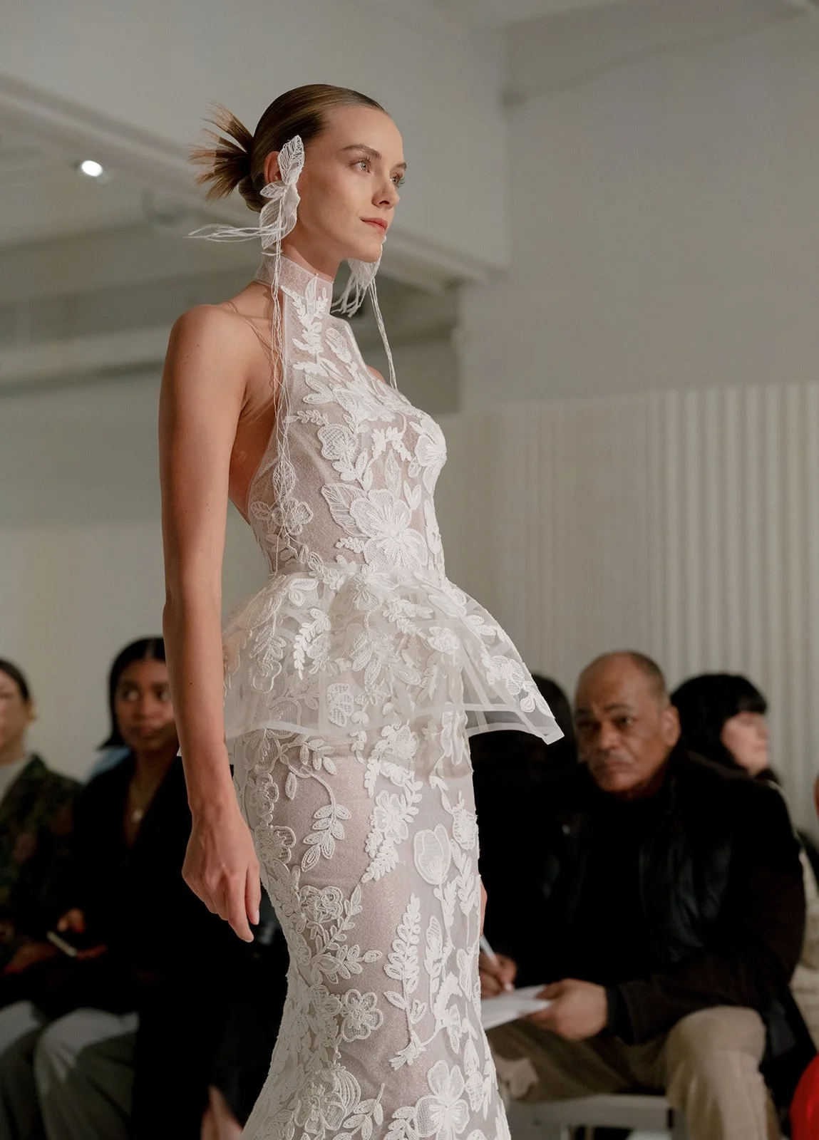 peplum wedding dress top bridal fashion trend mira zwillinger