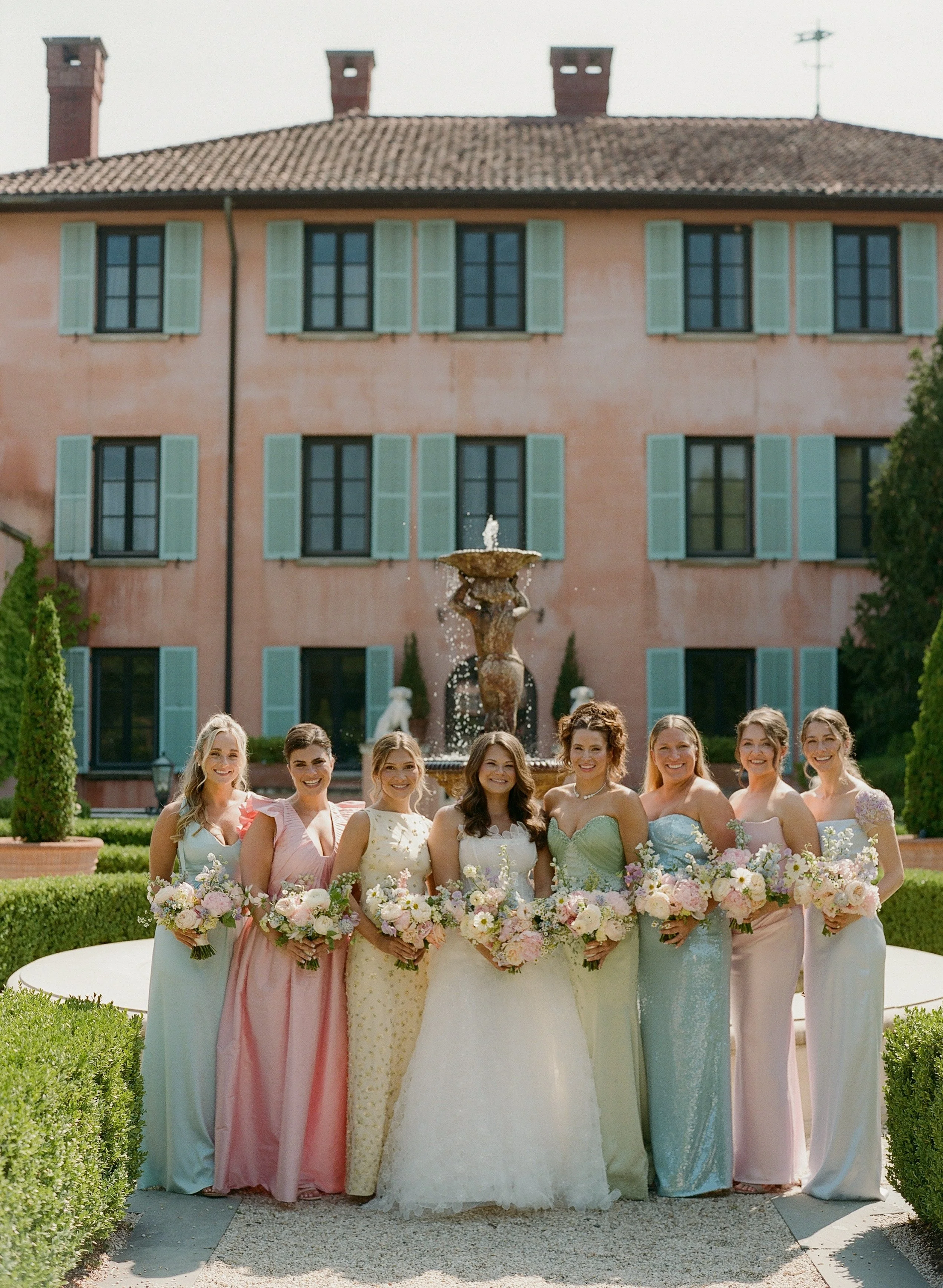 Black Tie Glenmere Mansion NY Wedding with Monique Lhuillier Wedding Dress