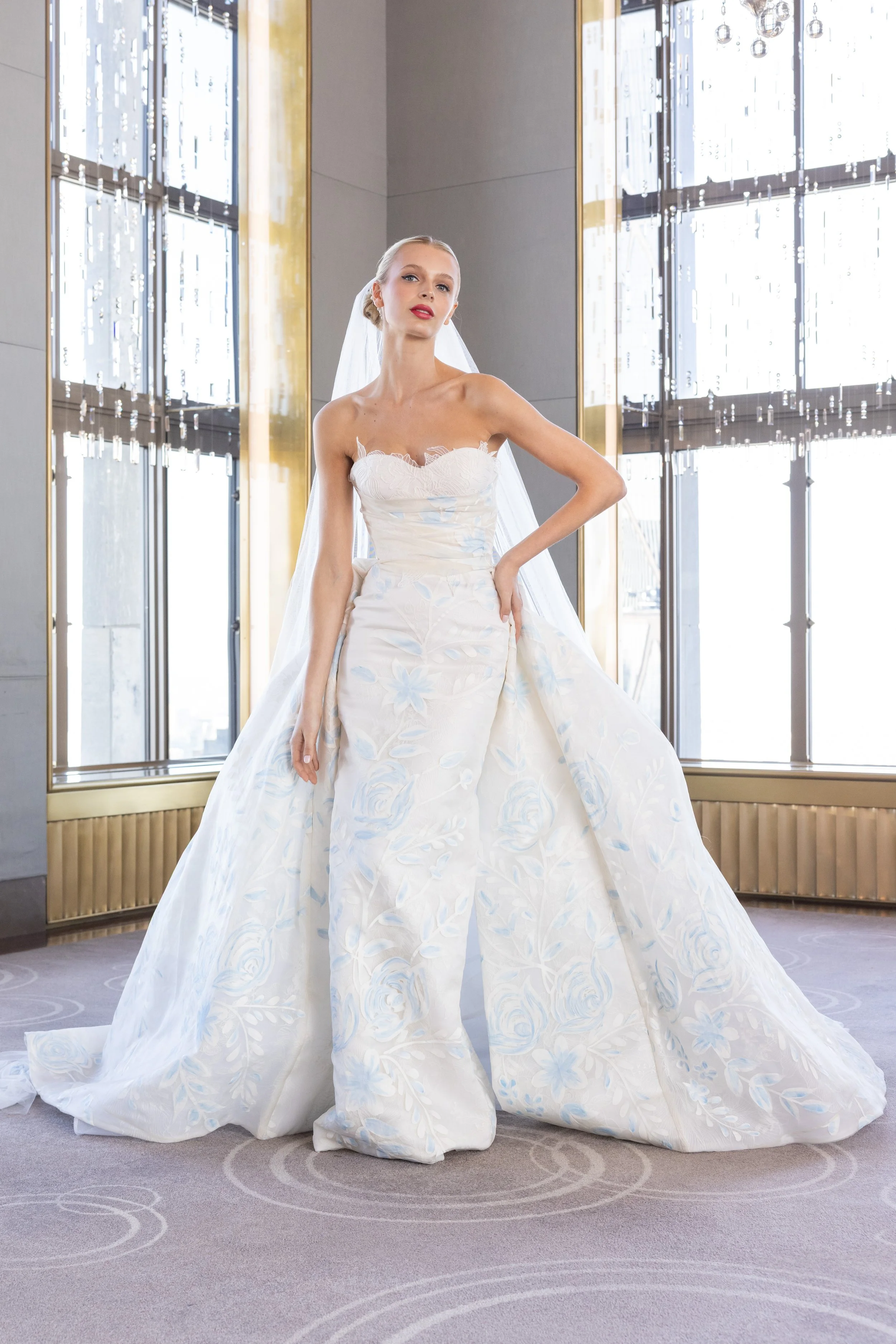 touch of color wedding dress top bridal trend nardos