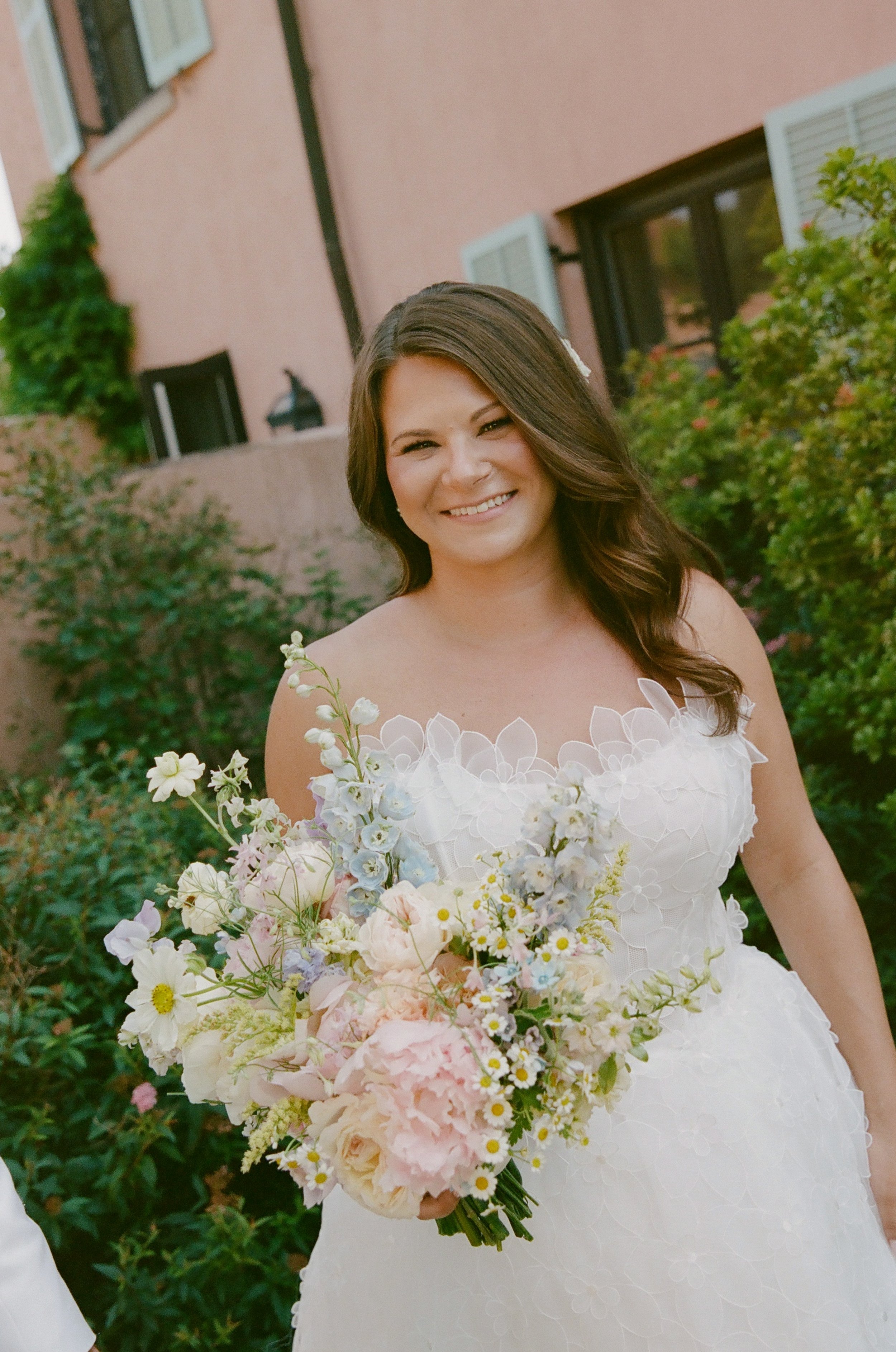 Black Tie Glenmere Mansion NY Wedding with Monique Lhuillier Wedding Dress