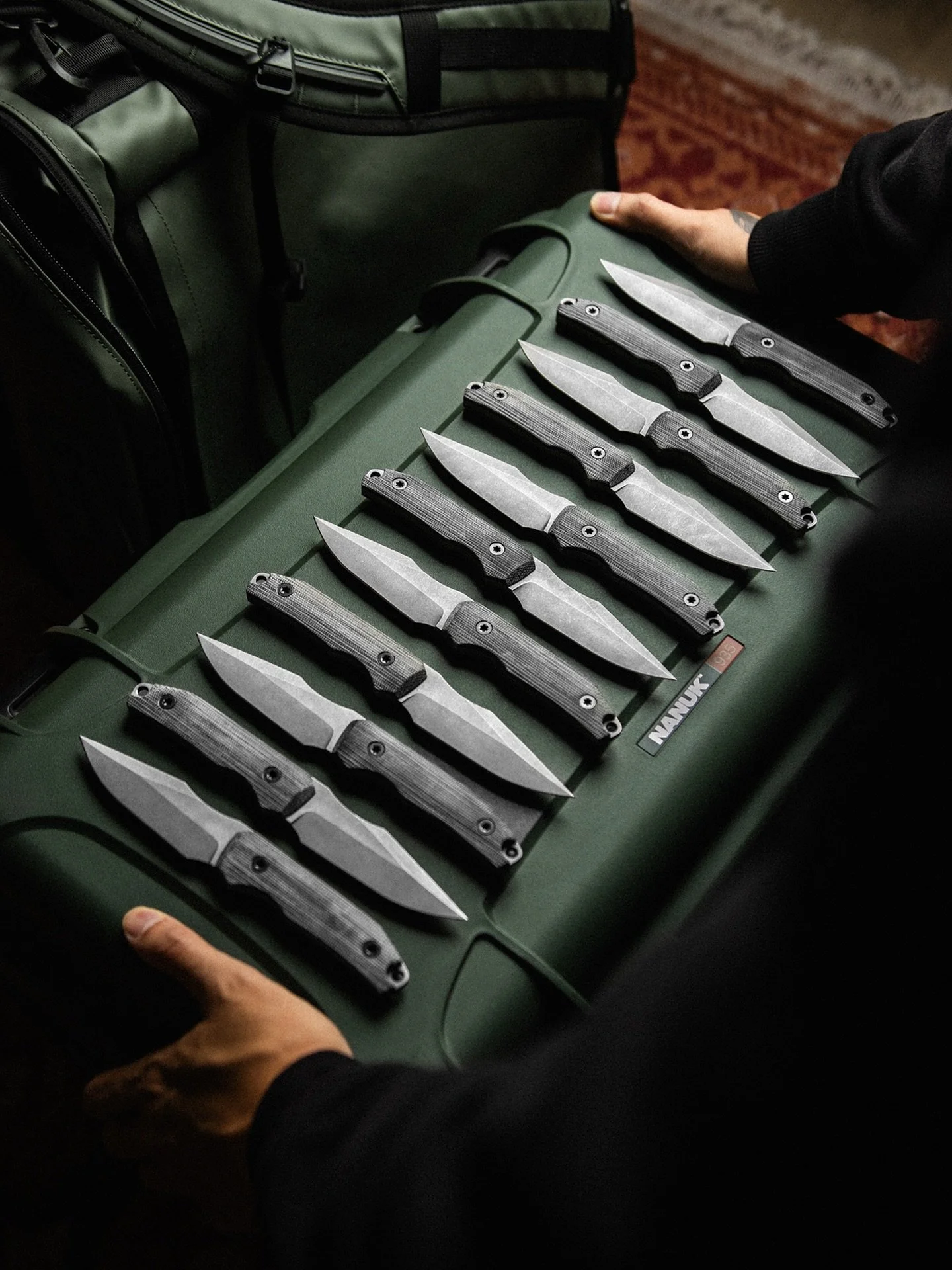 They&rsquo;re here! The first batch of full custom Raven Fixed from are just in from @kremerwerkzeuge .

Let me tell you, these came out CRISP!  This batch comes with acid washed Magnacut blade and black micarta handle.

Next step: QC.

At the same t