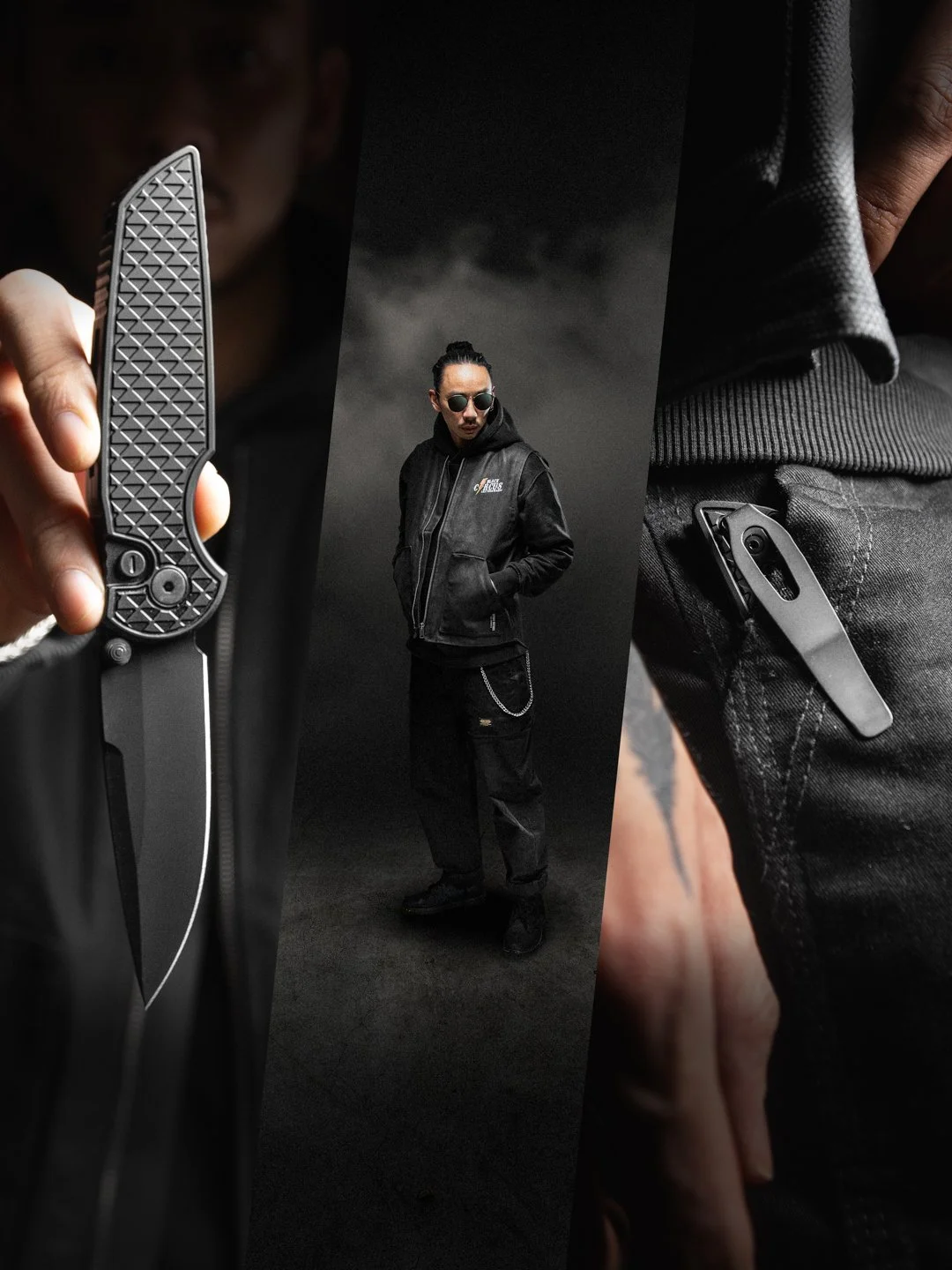 All Black everything! Sometimes you just want to be an urban ninja with that all black fit.

And what better knife to carry on those occasions than the TR3 Integrity from @protechknives in the operator edition.

Black Blade, black handle, black hardw