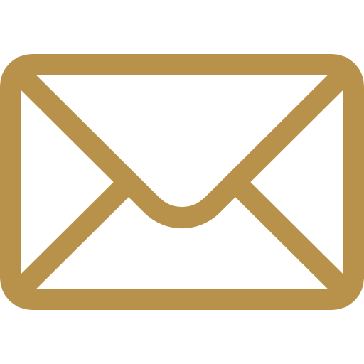 Icon of a gold envelope or letter on a black background.