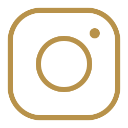 Gold-colored Instagram logo