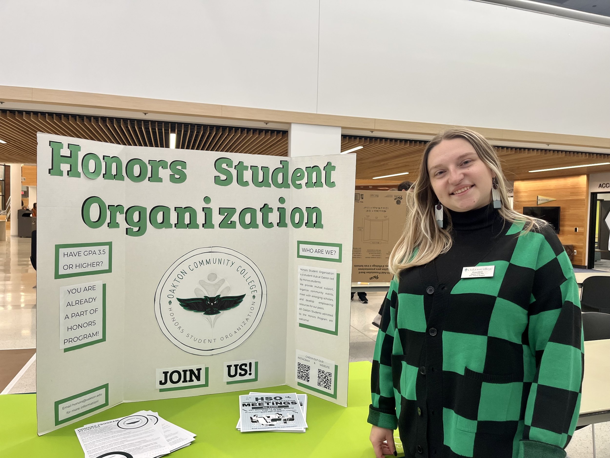 HSO President (2025-2026) Dominika Sass (photo by Prof. O'Donnell)
