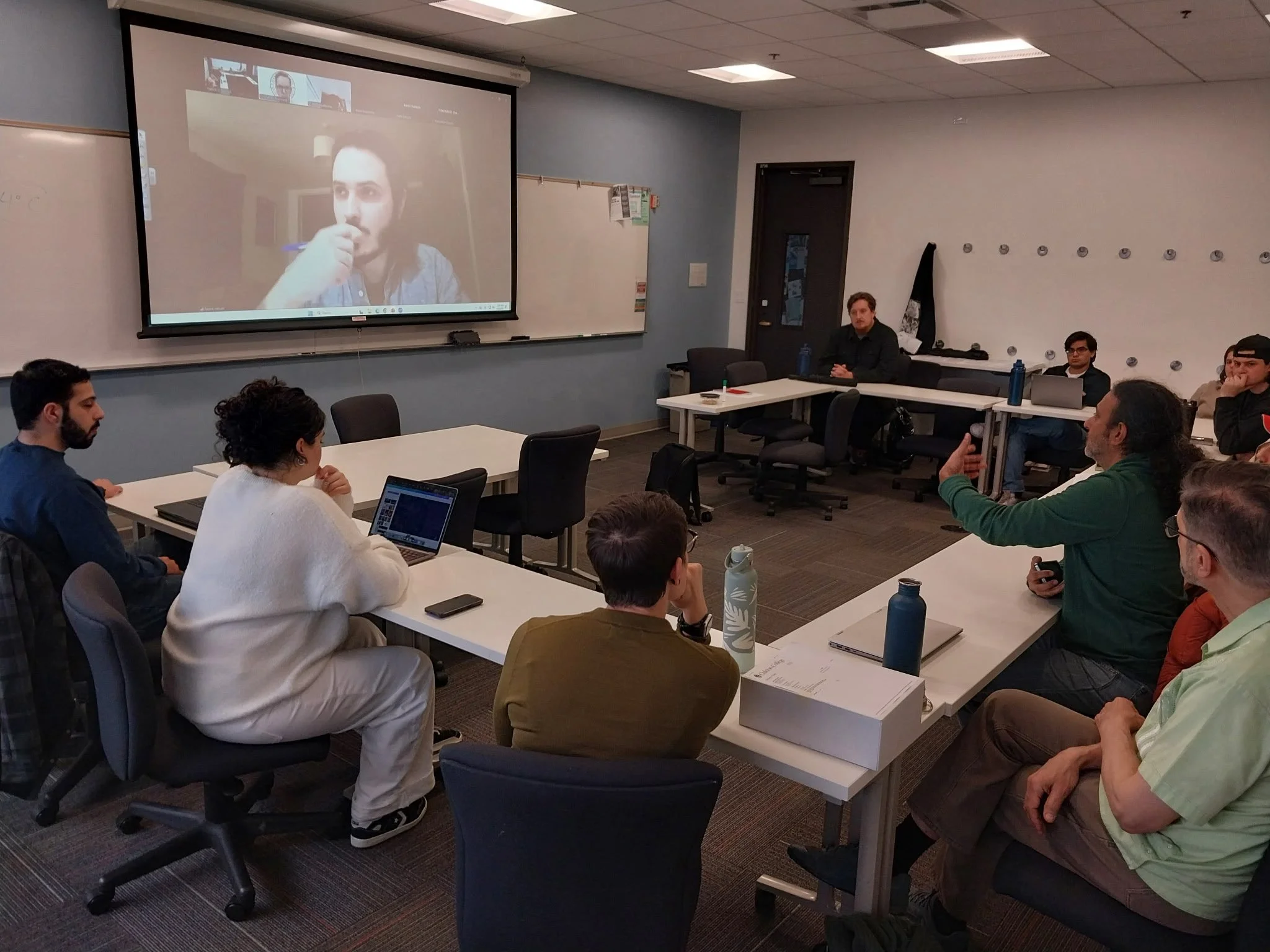 Honors Students at Patrick Hassan's Talk (photo by Prof. O'Donnell)