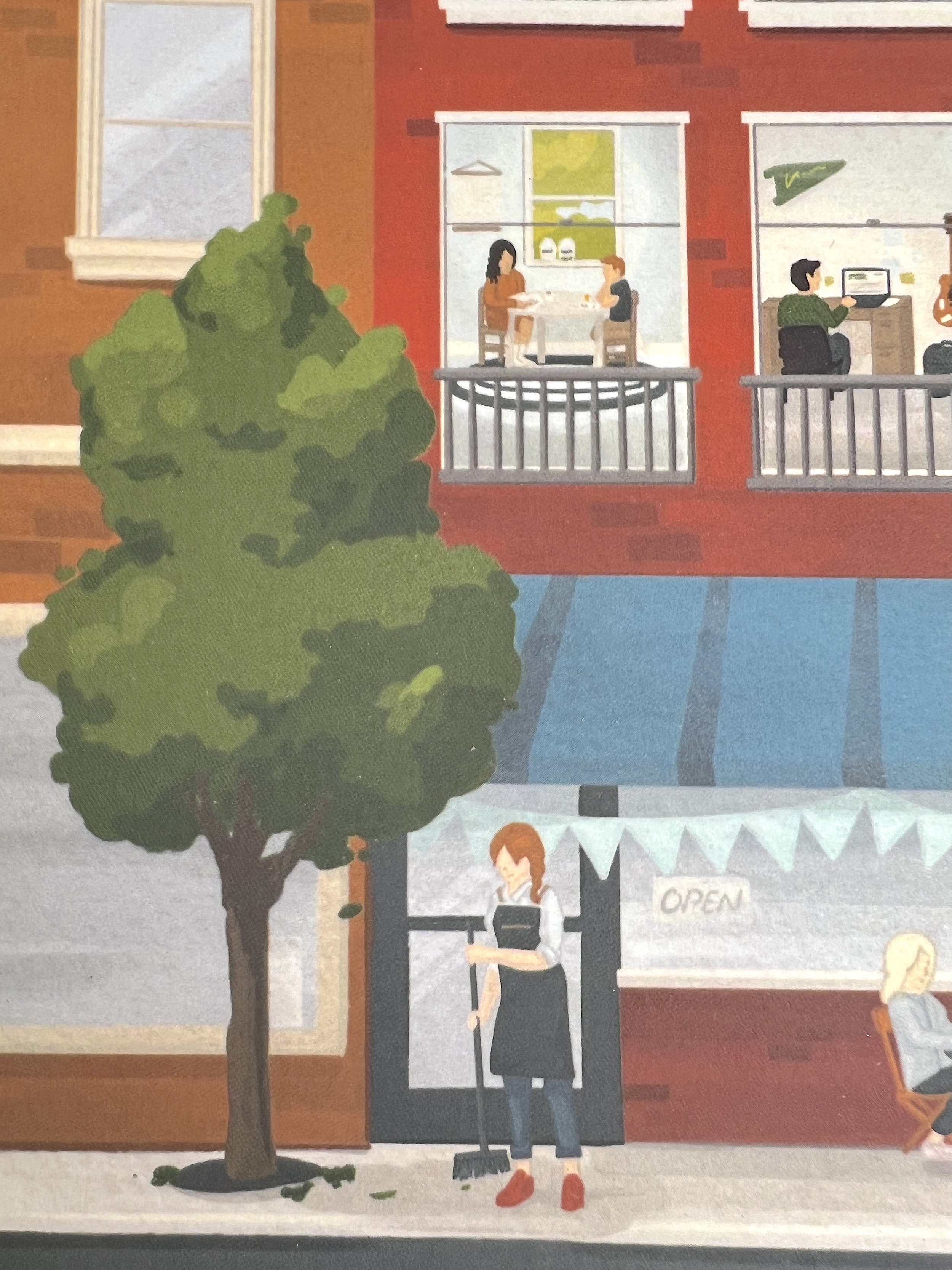 Front Cover | detail of shop owner