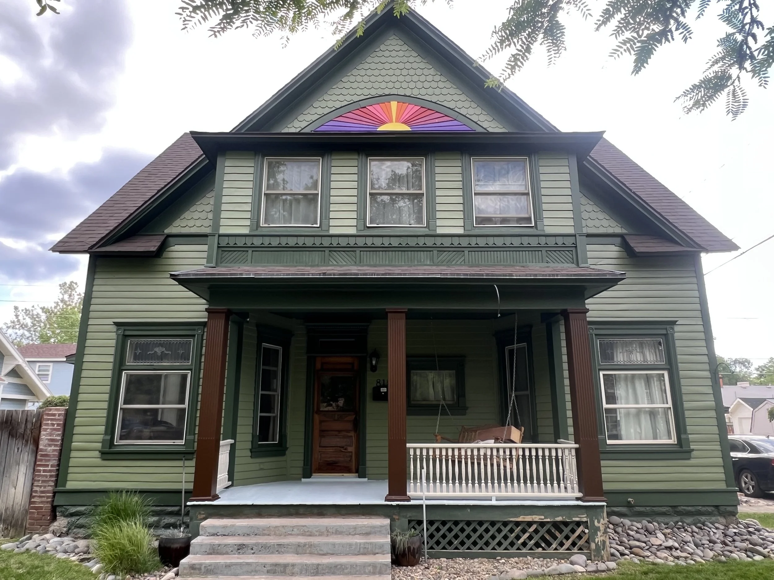 If you live in Grand Junction, you've been past this house.   Sitting tall and proud on N. 7th St., this classic Victorian was restored and brought back to life by Solveson Builders.  Including and not limited to custom milled coved lap siding to mat