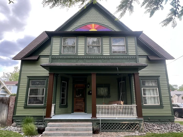Historic Victorian restoration in Grand Junction, including custom-milled coved lap siding to match the original exterior.