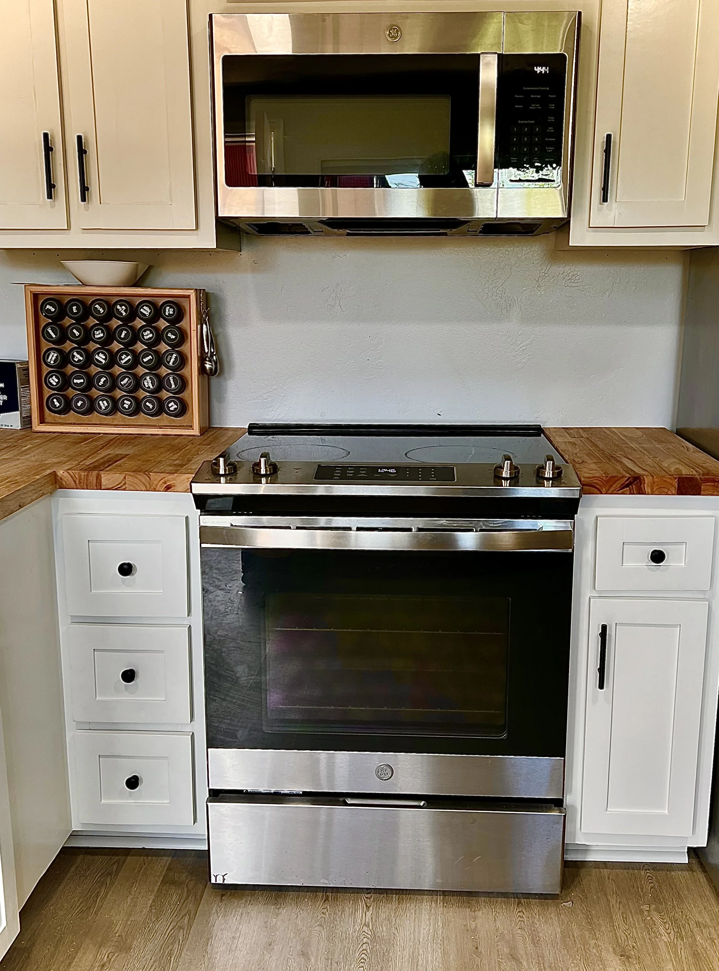 "My wife looked at Pinterest and wants a customer shaker style kitchen".  Ok, I hear you.   We'll custom cut and build each cabinet for you if you want.   Solveson Builders, custom cabinets. 