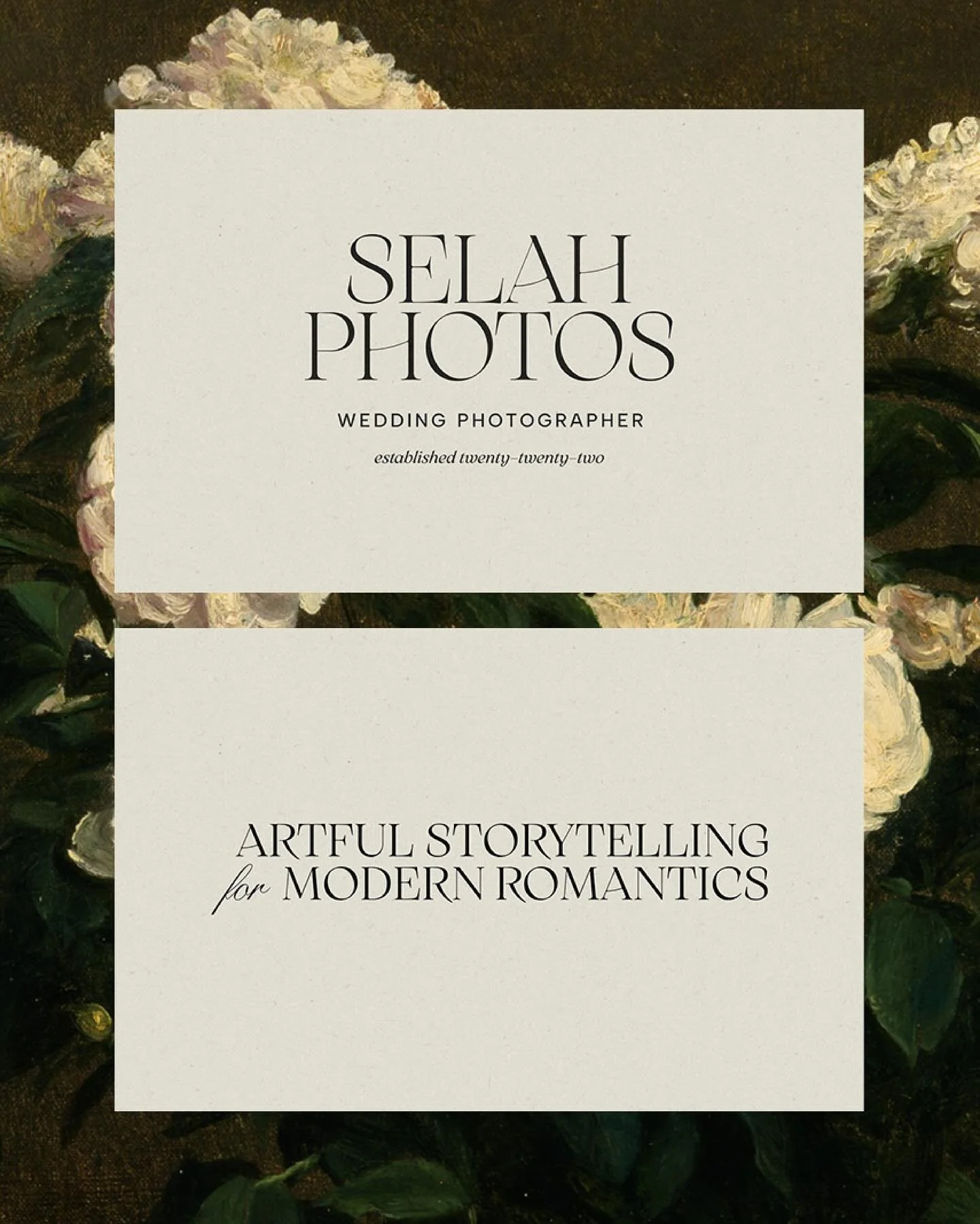 hey we&rsquo;re still here!!! 

have completely ghosted the grid here over the summer, but still been working on some cool shit with cool people. 

recently launched rebrand for the ultra talented @_selahphotos_ 🫶 

#weddingphotographersontario #wed