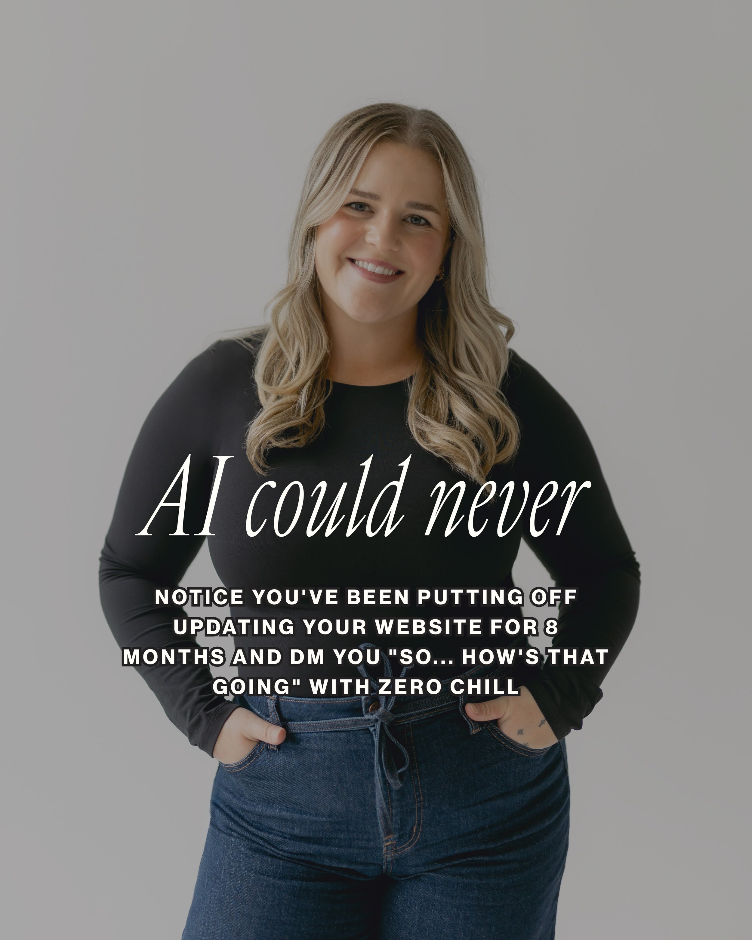 Step away from the AI logo &amp; website builder&hellip;.. 

Did you know that the way AI generates that logo &amp; website you had it build is by finding the most COMMON, statistically AVERAGE answer and giving it to you. 

Are you common? 
Is this 