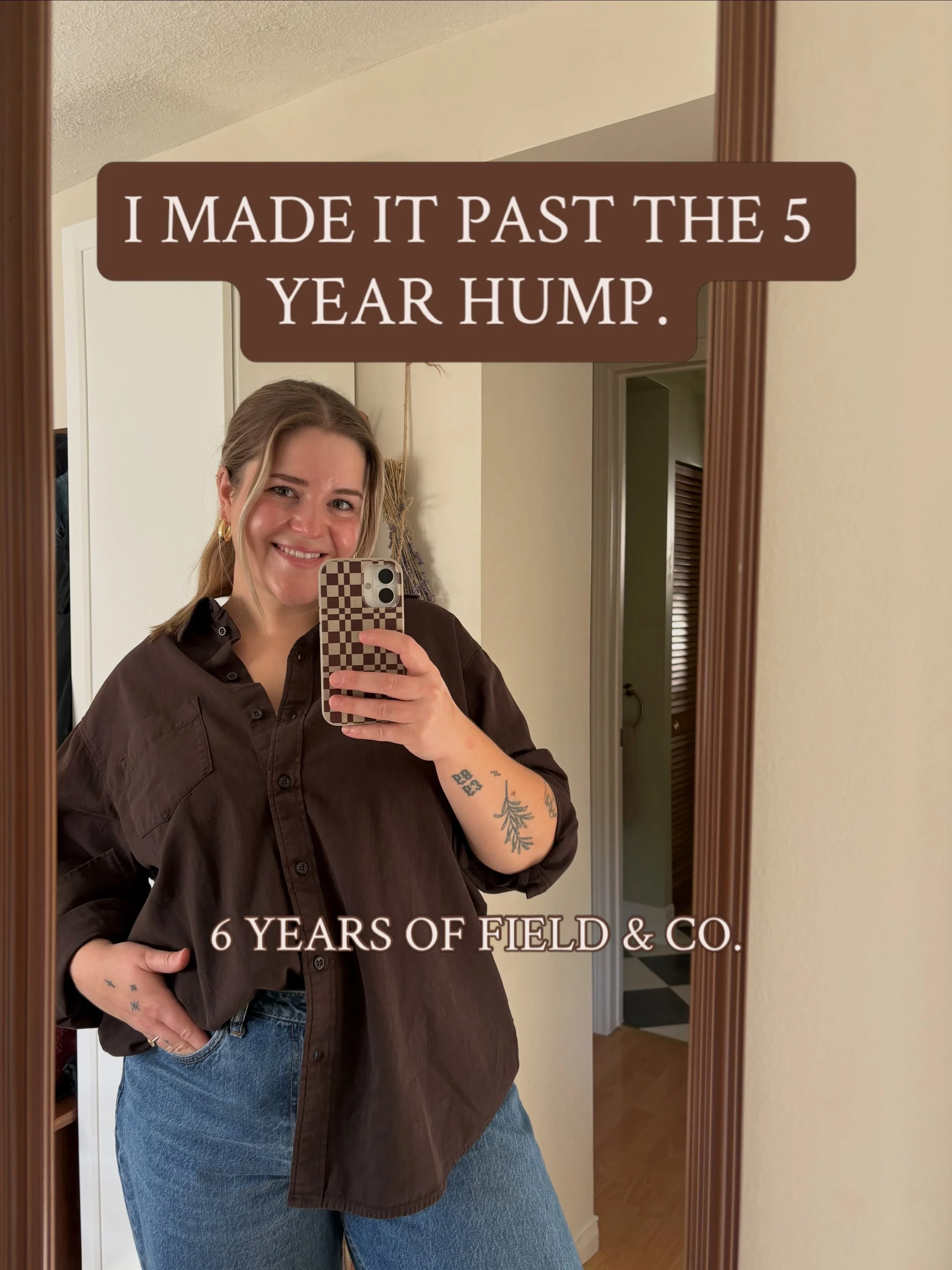 Field &amp; Co. is 6 years old! 

I really took this COVID bred business and turned it into something real. Something that supports me to live the life that I love and I&rsquo;m SO god damn grateful!!!!!!! 

Thanks for being here🤍🤍🤍