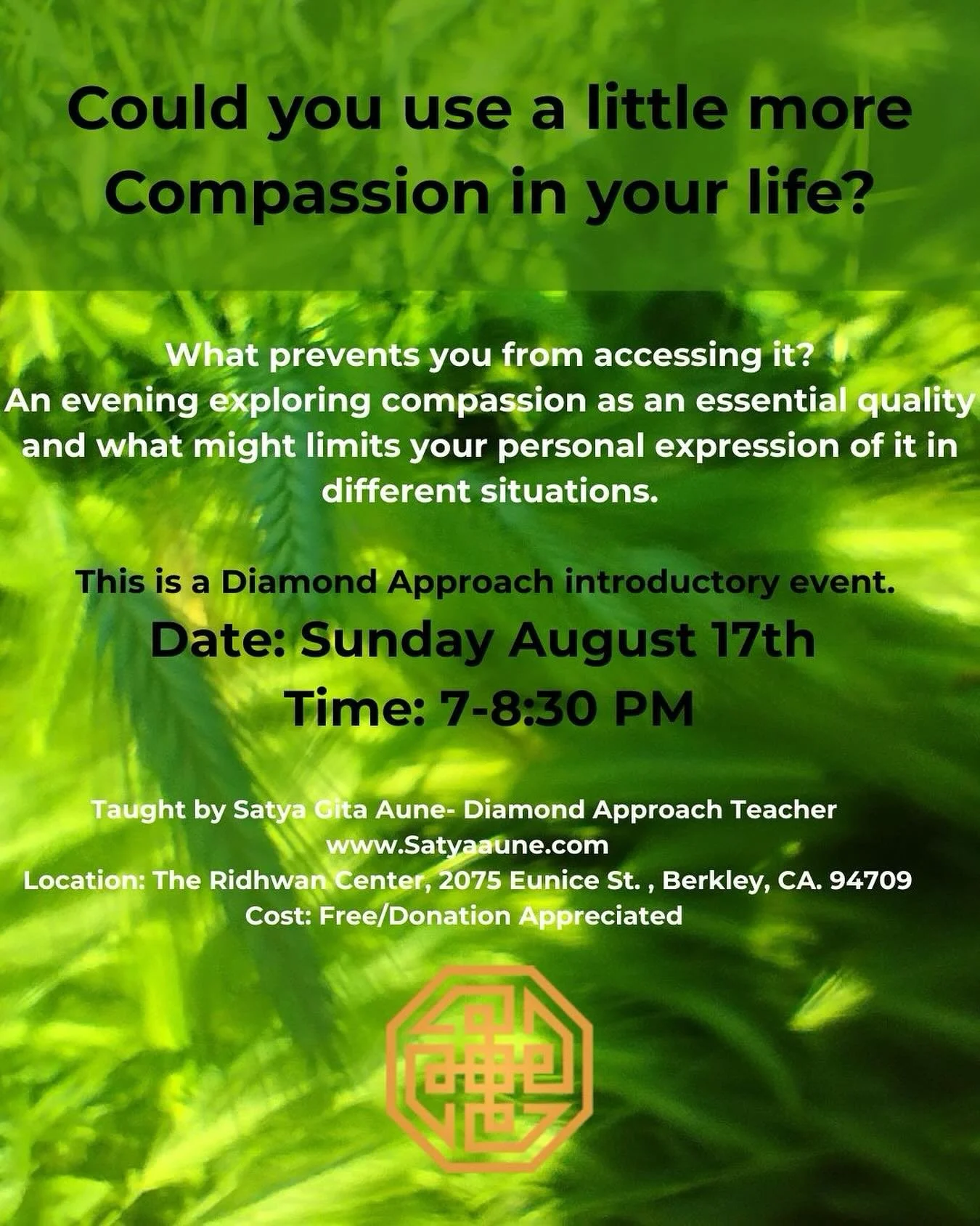 #compassion #community #Diamond Inquiry #teaching #love #frindhsips