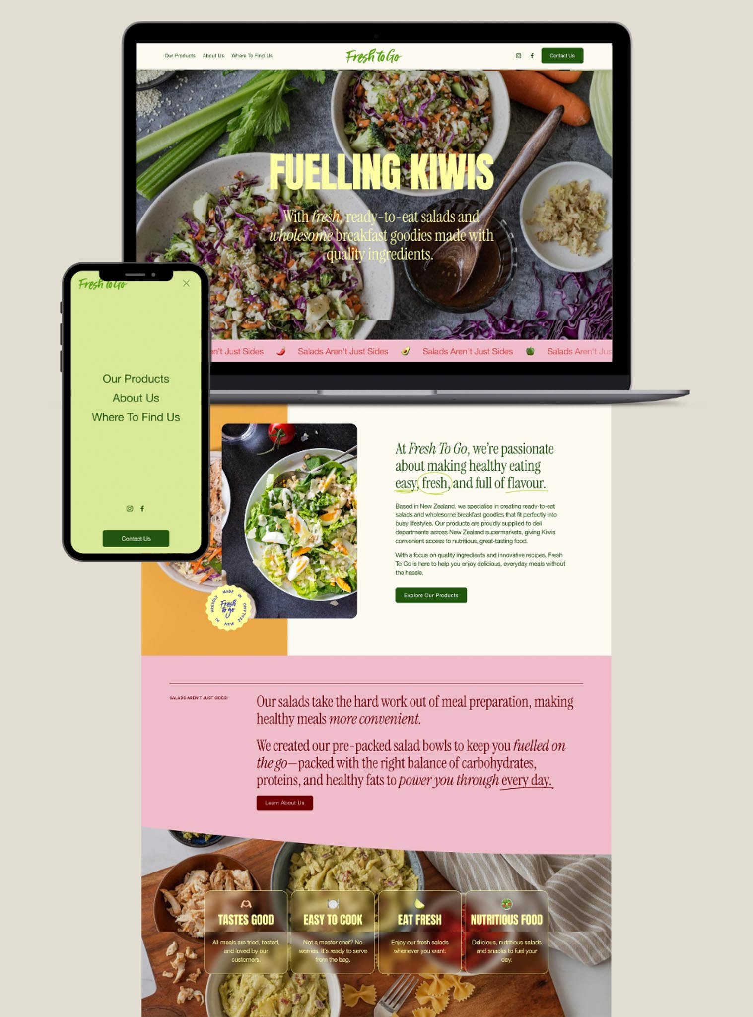 Fresh To Go website