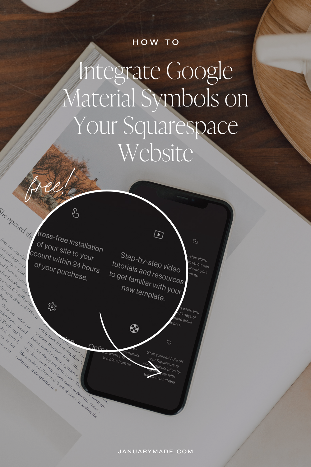 Integrate Google Material Symbols on Your Squarespace Website