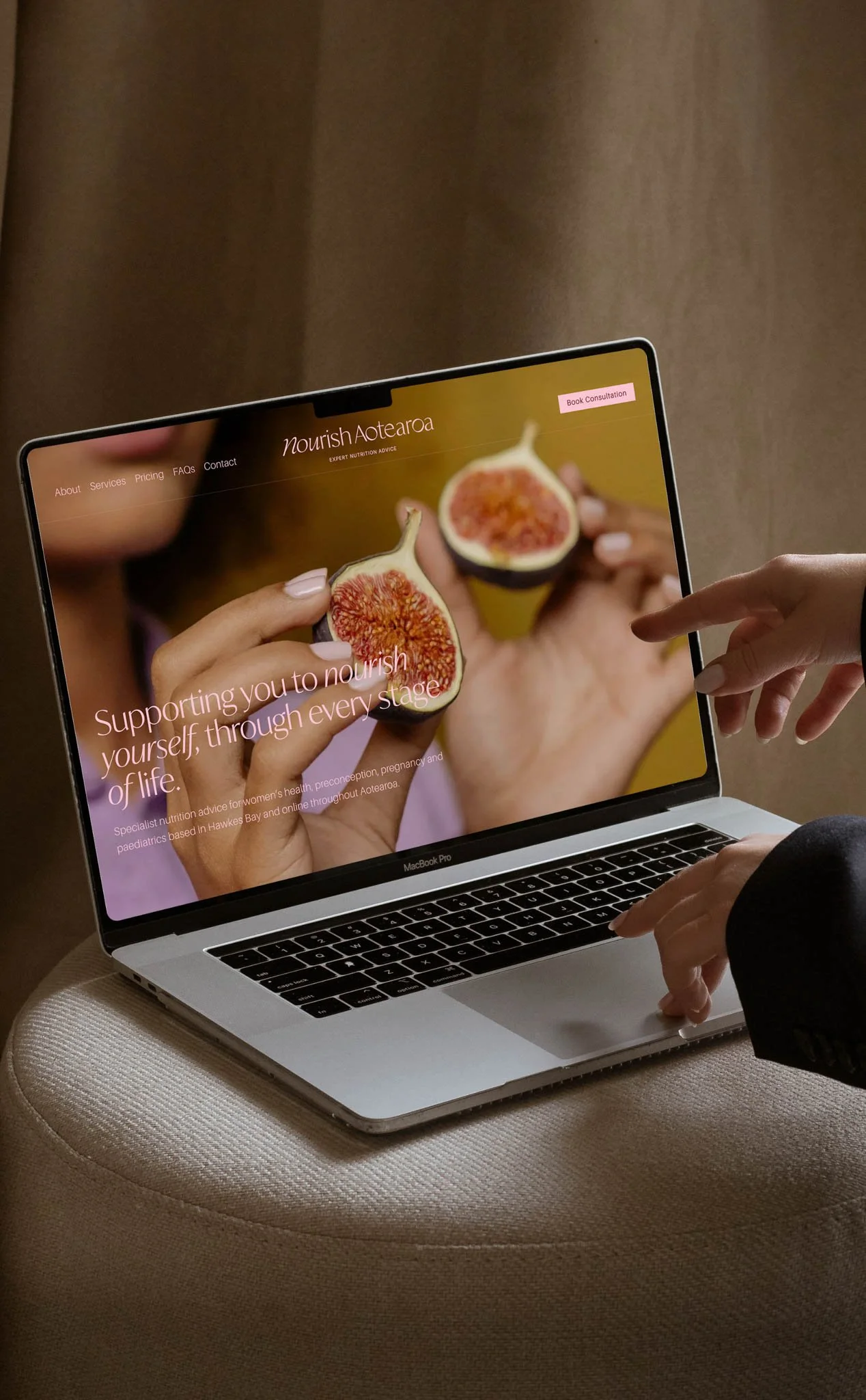 Nourish Aotearoa Branding &amp; One-Page Website