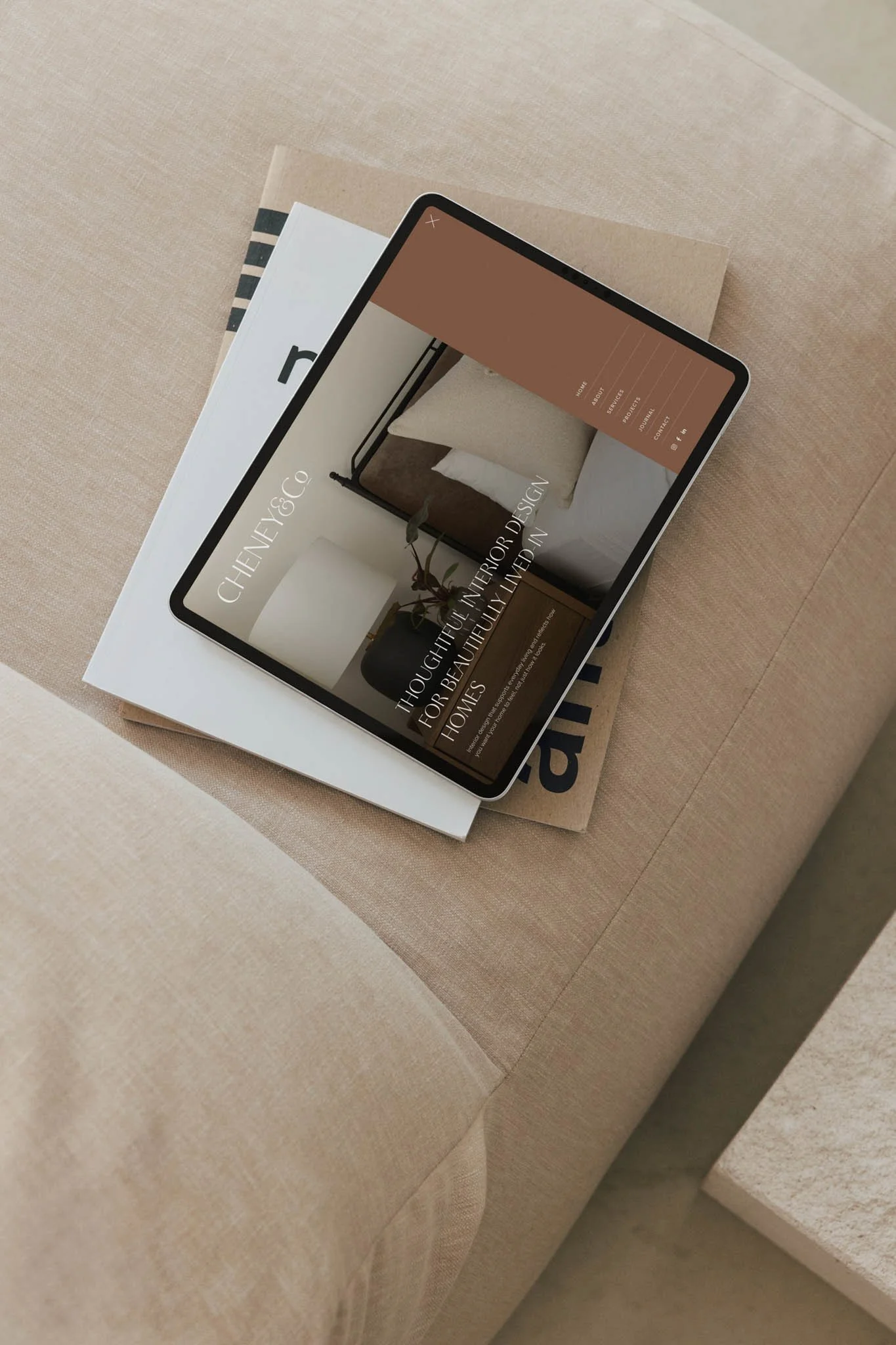 Cheney &amp; Co. Interior Design Website Design