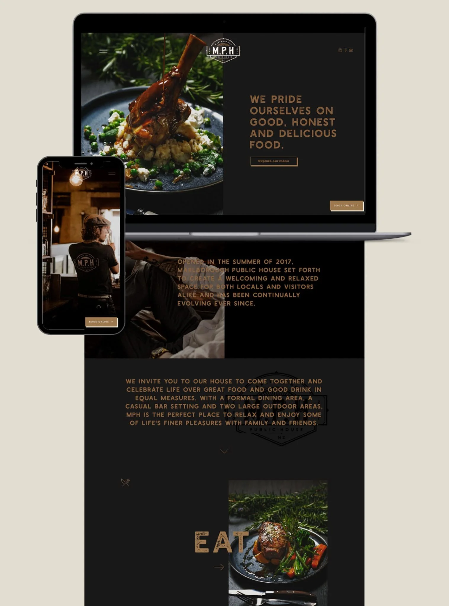 Marlborough Public House website