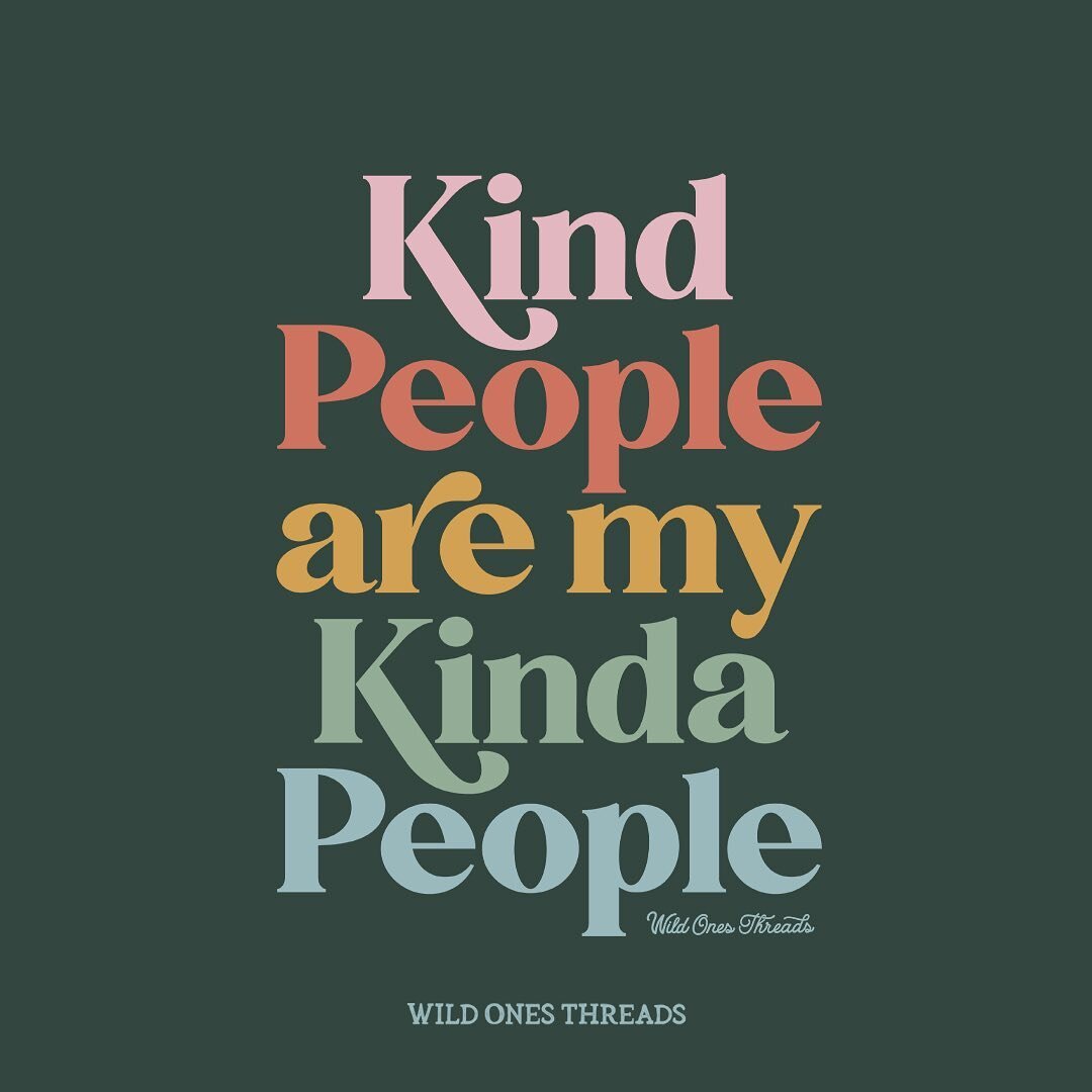 Kind people are our kinda people! Check out one of our latest tees!

#wildonesthreads #kindpeople #inspirekids