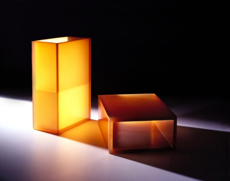 V406 Rectangular Resin Vase by David Gulassa &amp; Co.