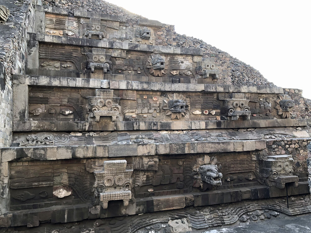 Teotihuacan - Temple of Quetzalcoatl