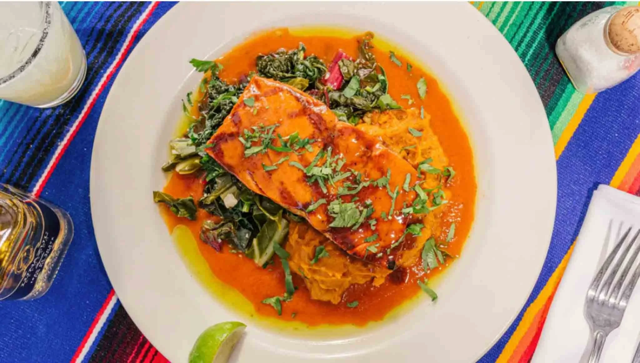 salmon entree