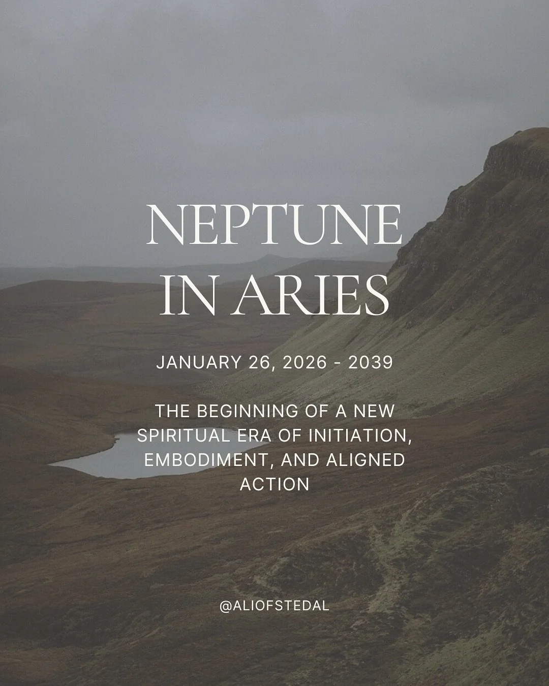 And today,
Neptune completes a cycle that began in 1861.
And opens a new collective era.

As Neptune enters Aries,
we leave a long season
of dissolution and enter a cycle of initiation.

This is a return to instinct,
to truth embodied,
to faith that 