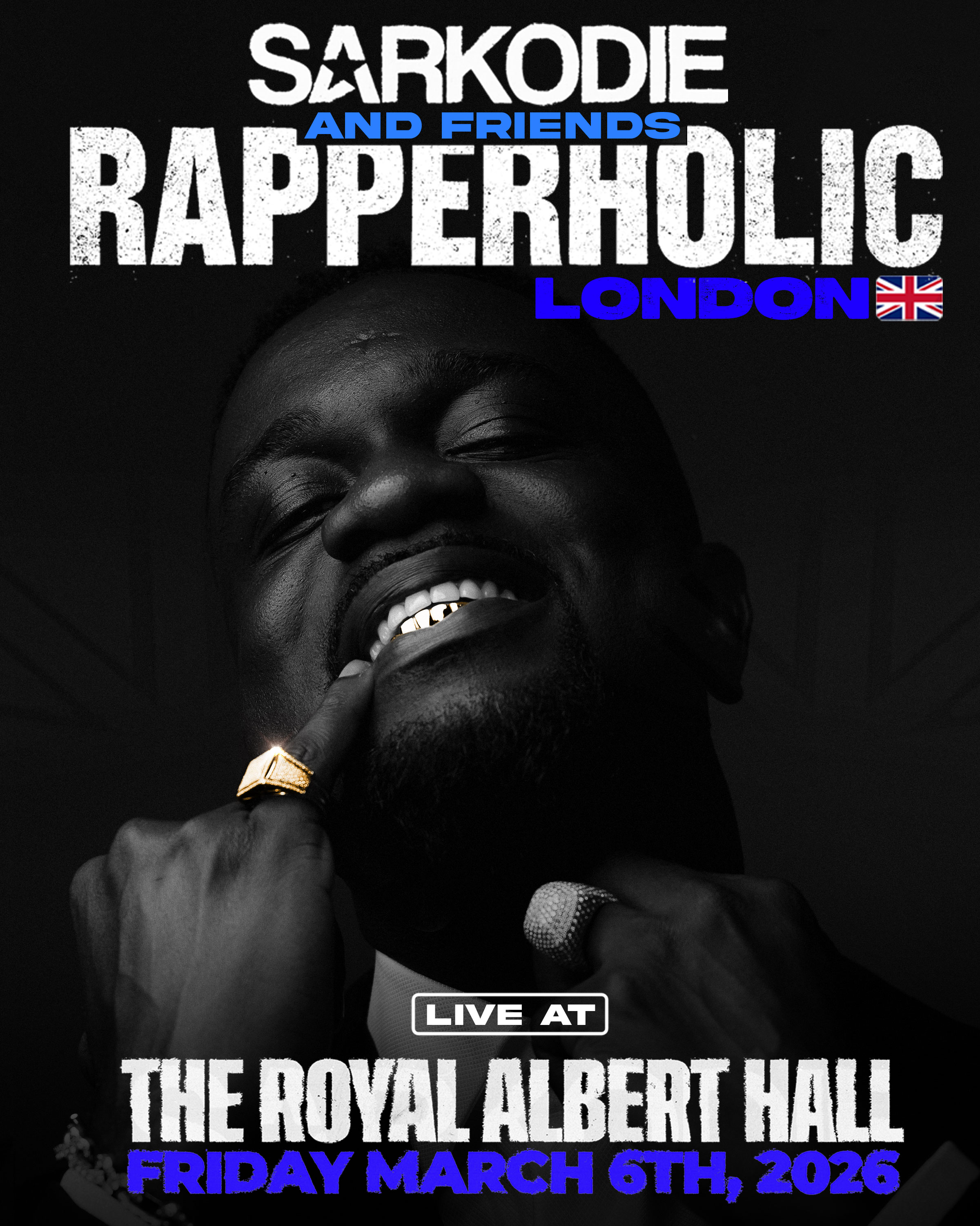 SARKODIE &amp; FRIENDS RAPPERHOLIC SHOW @ THE ROYAL ALBERT HALL