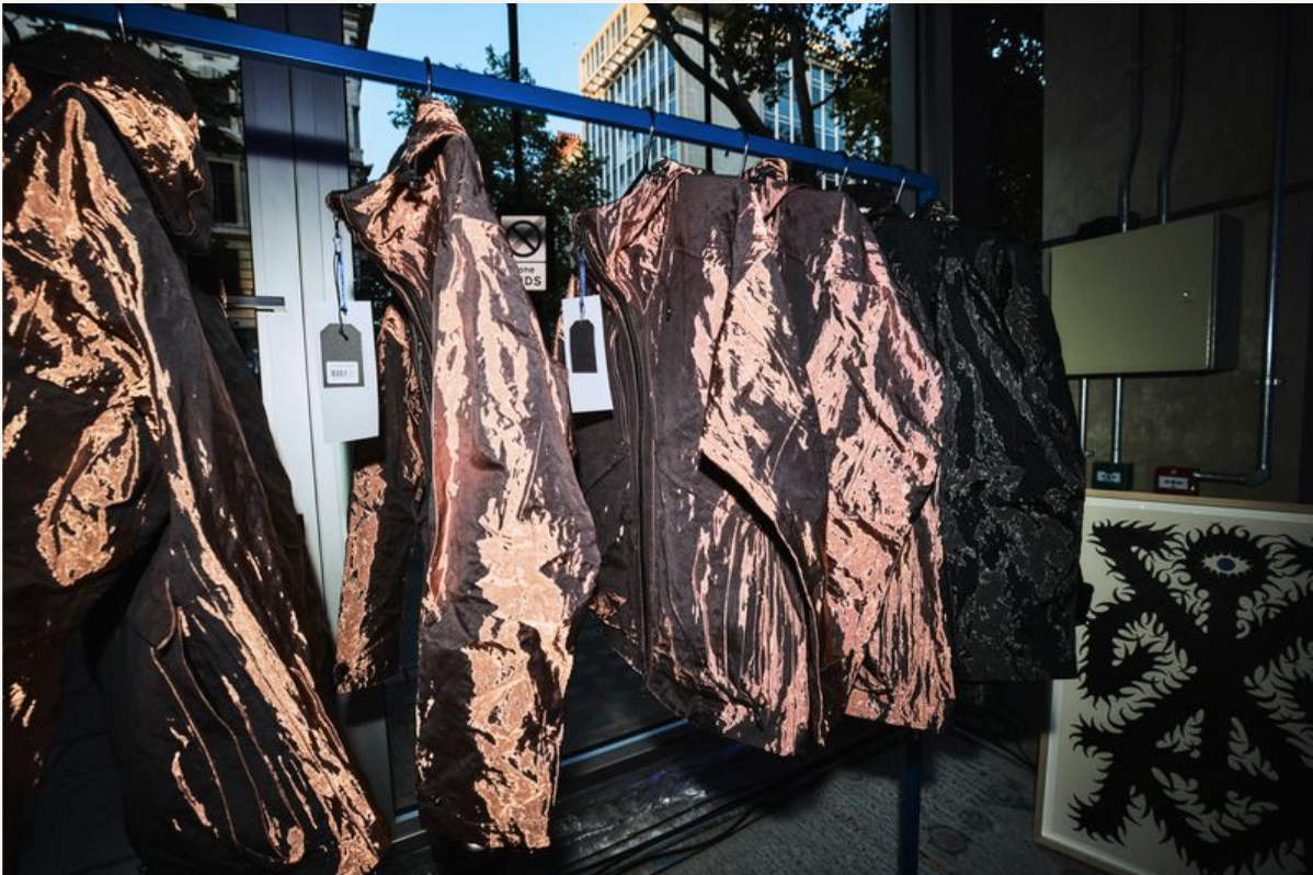 Vollebak hosts party to celebrate its retail concept, the Spaceshop landing in London and the launch of the Sonic Jacket