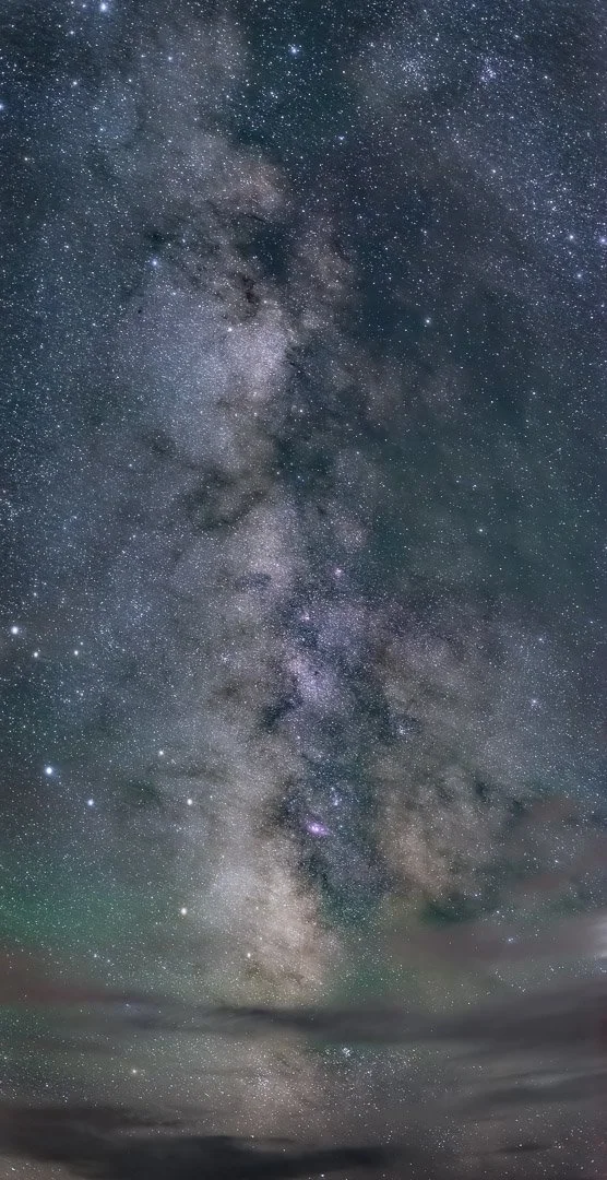 Milky Way galaxy photo in Dolly Sods: night sky photography, starry landscape, astrophotography.
  Night Sky 