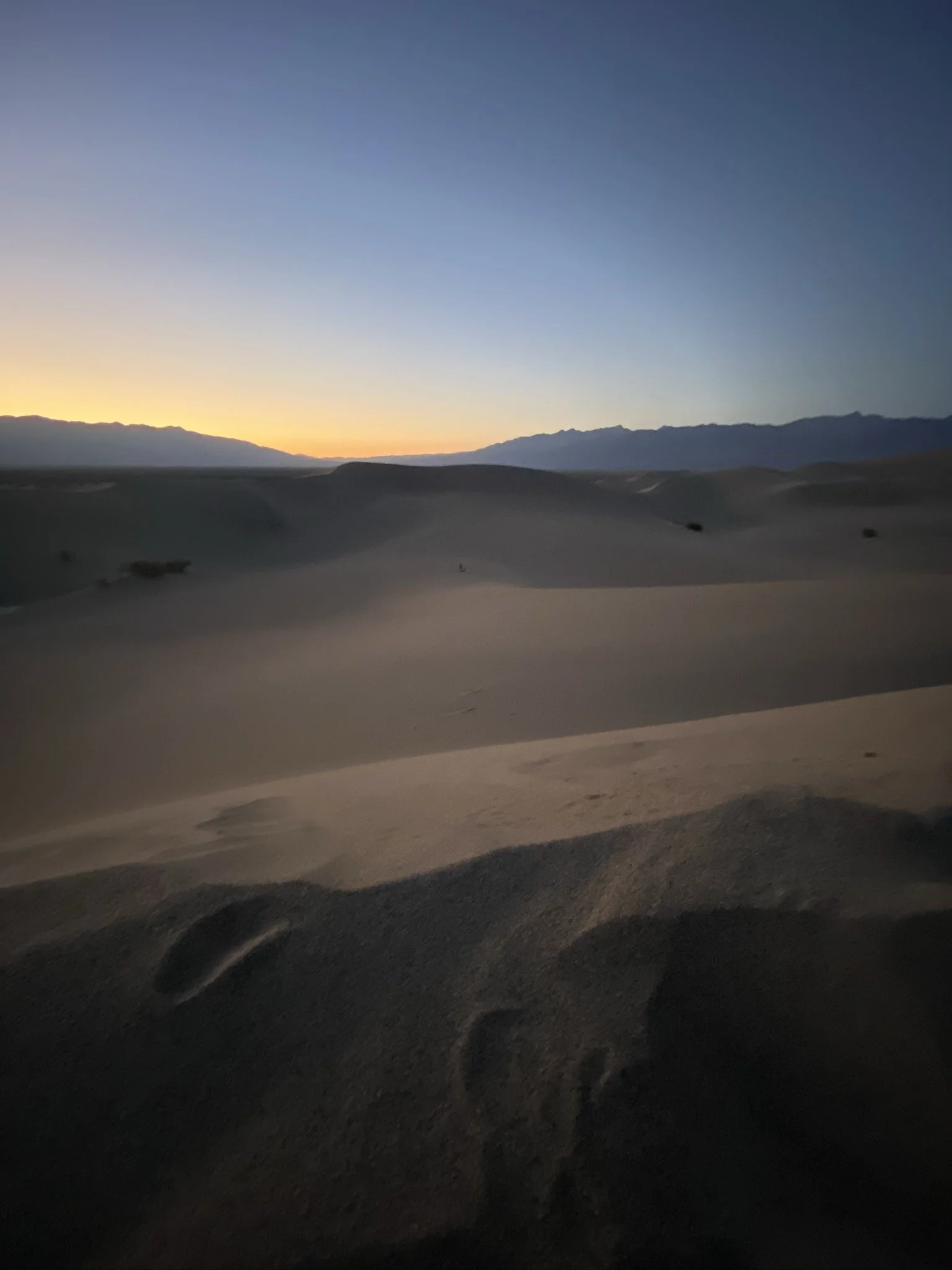 Eureka Dunes at Death Valley National Park, California