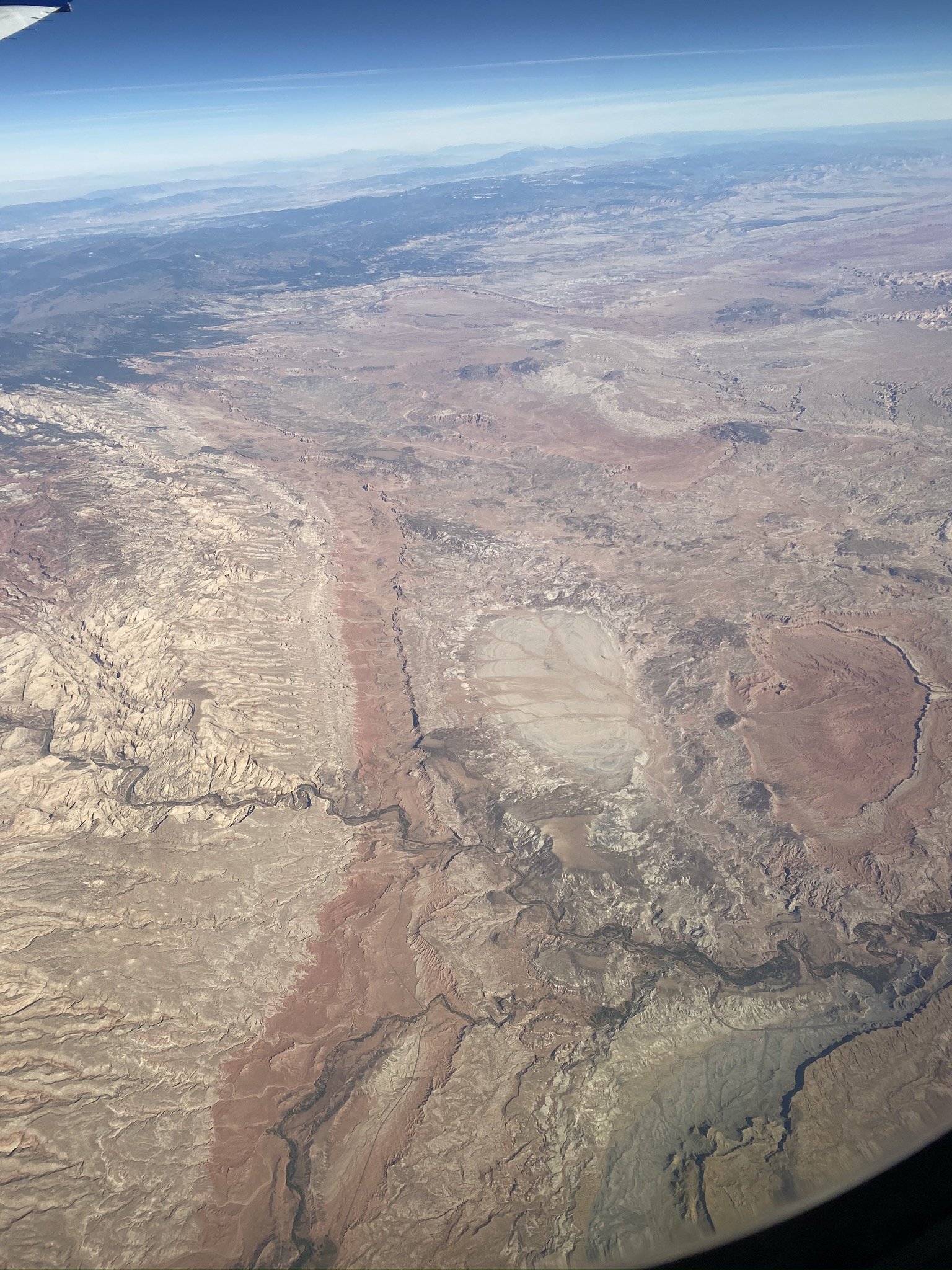 Aerial View Utah Landscape