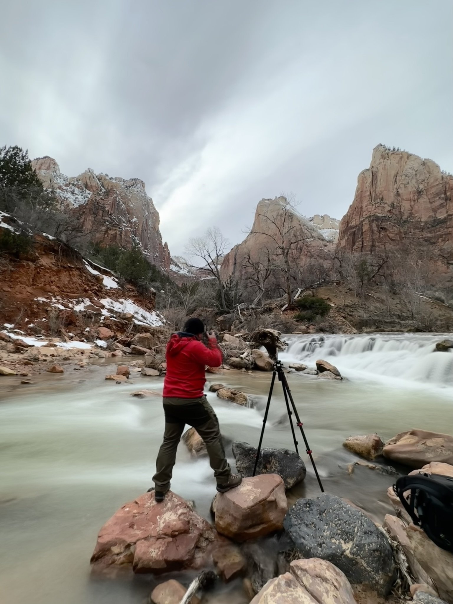 Melbo river photography Zion National Park