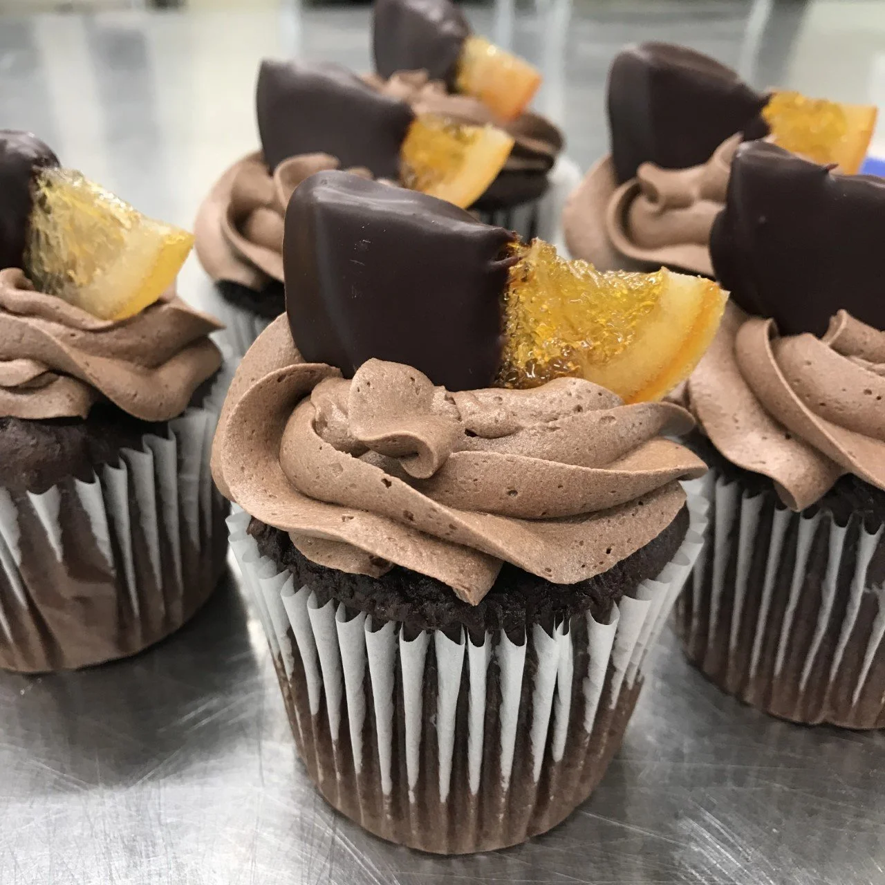 Chocolate orange cupcakes