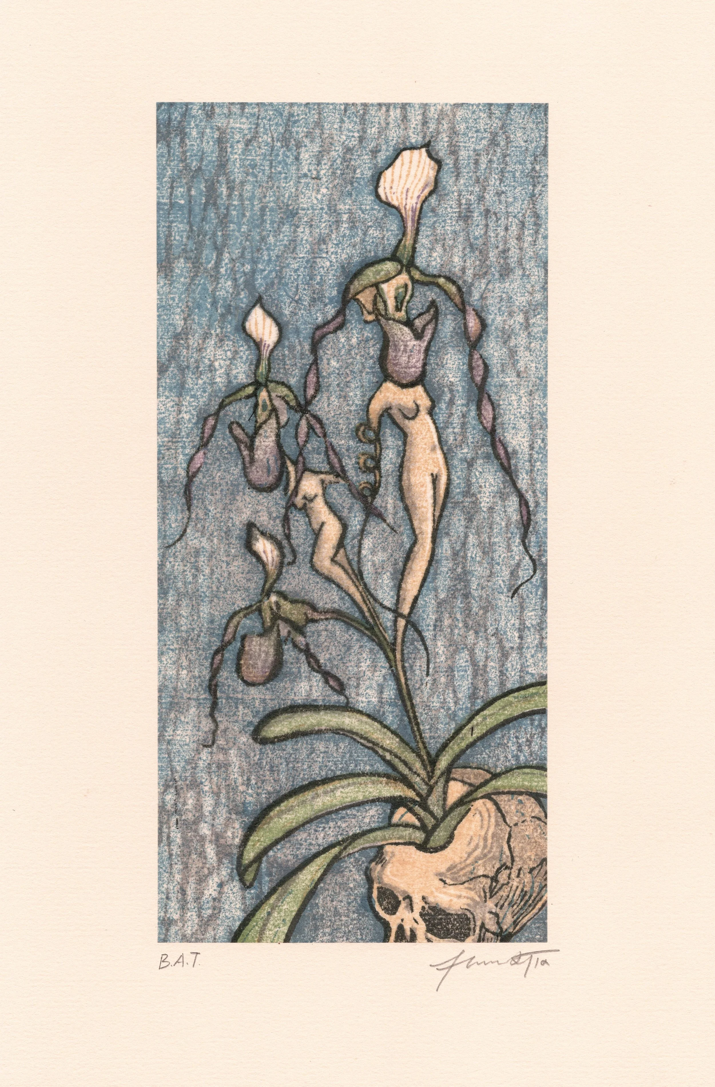 Arrangement No.3, 2025, Mokuhanga