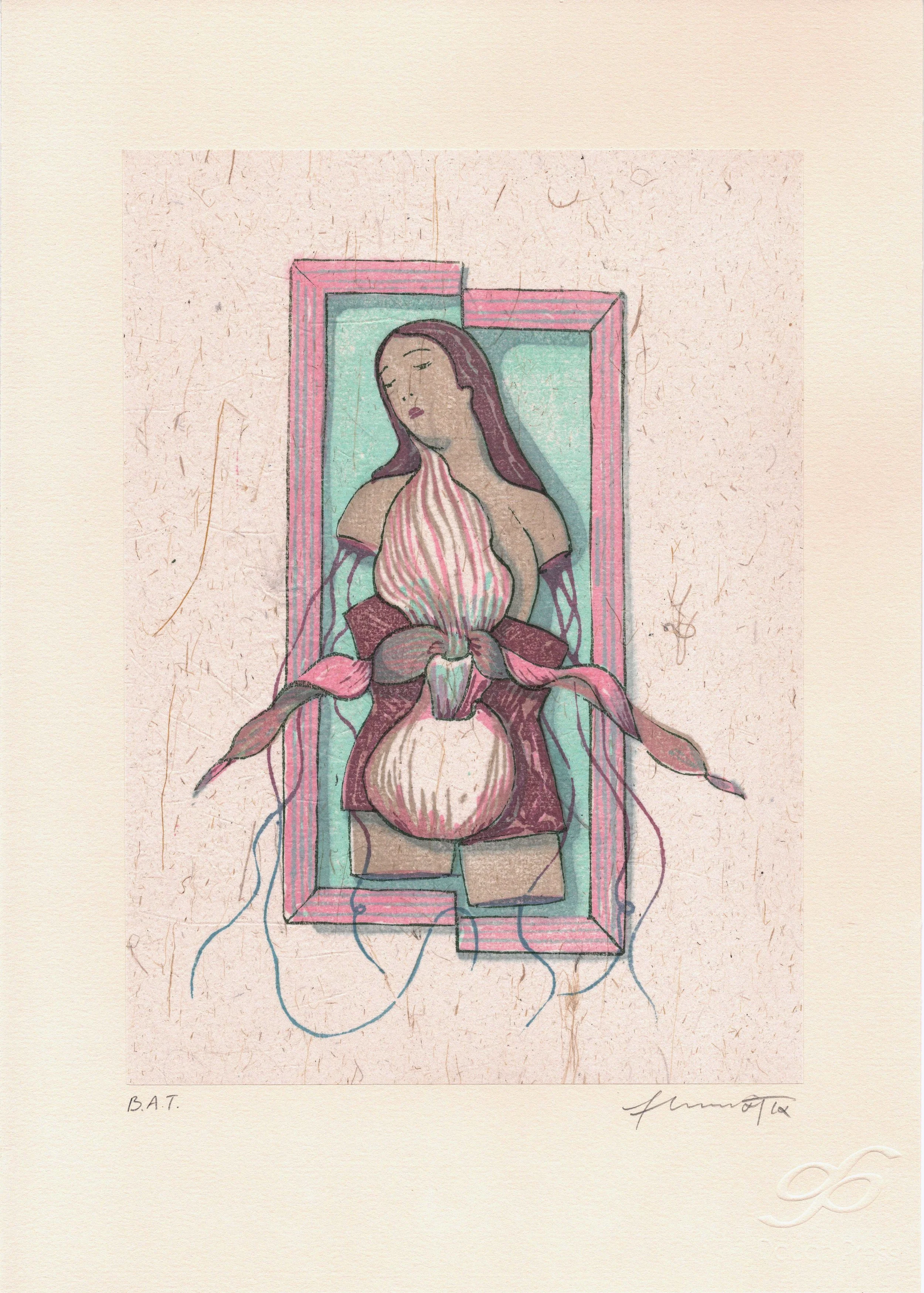 Arrangement No.4, 2025, Mokuhanga