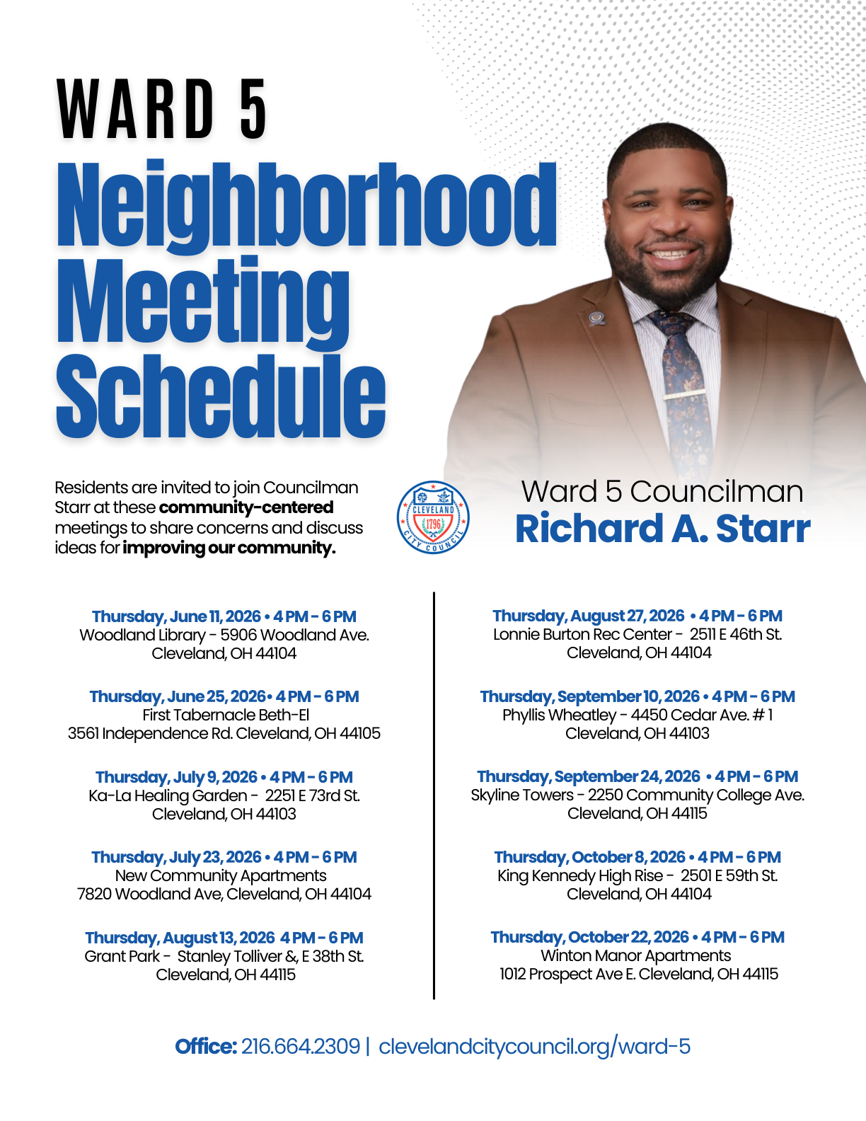 Ward 5 Neighborhood Meeting with Councilman Starr