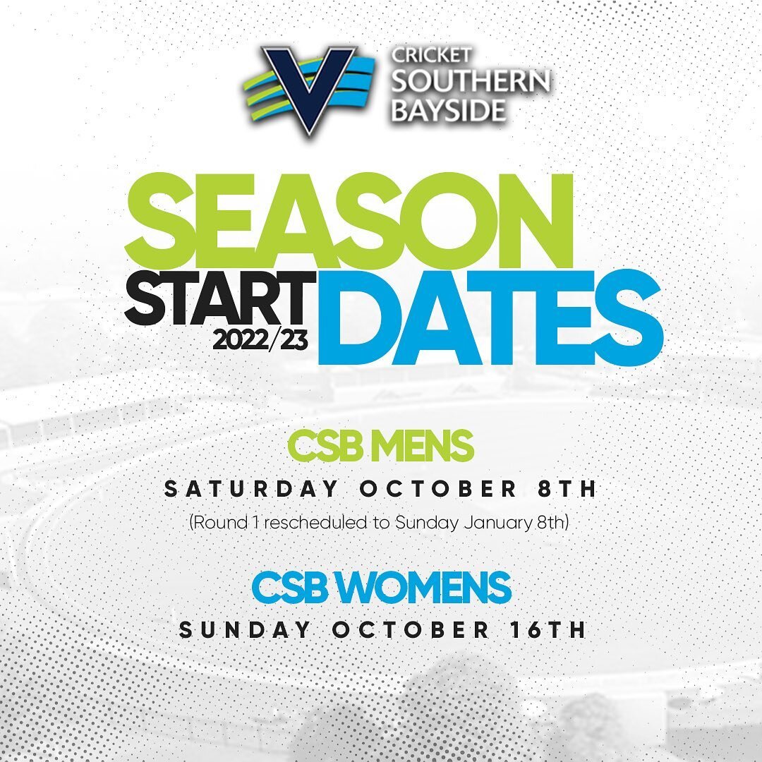 Season 2022/23 Start Dates!

The 2022/23 season is just around the corner, with CSBM getting underway Saturday October 8th (Round 1 postponed to Sunday January 8th).

The CSBW will kick things off on Sunday 16th October, with Round 1!
